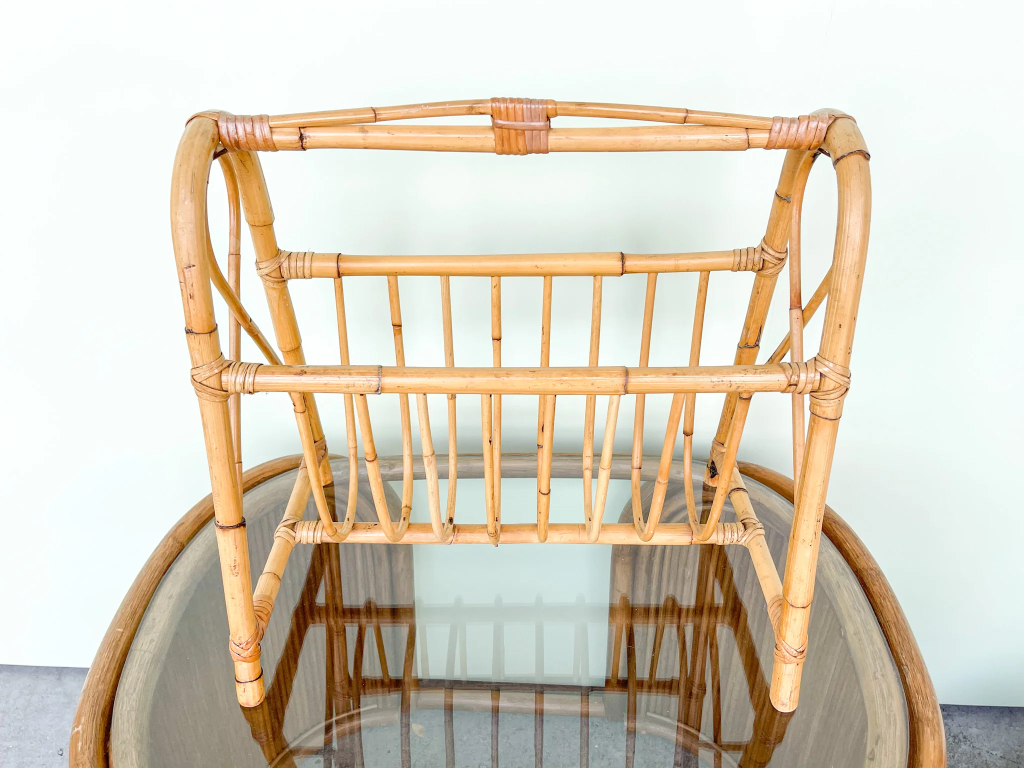 Islandy Rattan Magazine Rack - Image 2