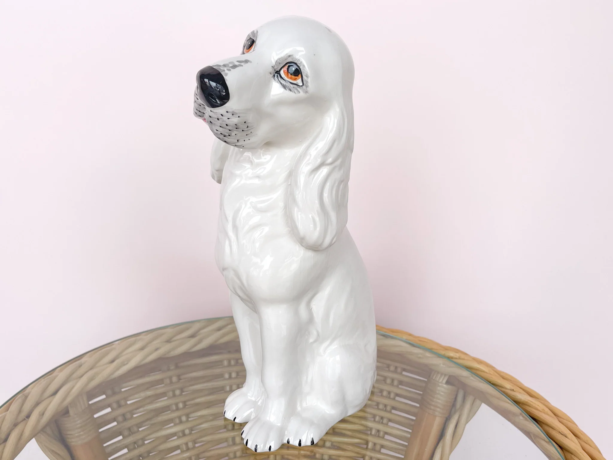 Italian Ceramic Hound Dog - Image 2