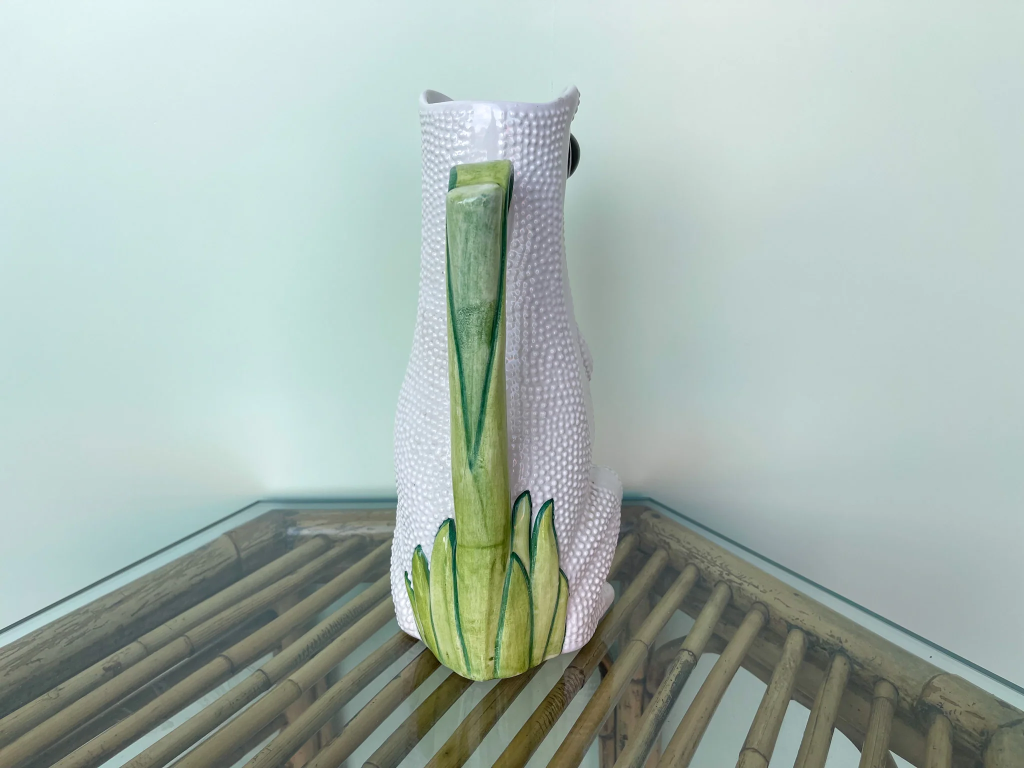 Italian Hobnail Frog Pitcher - Image 3