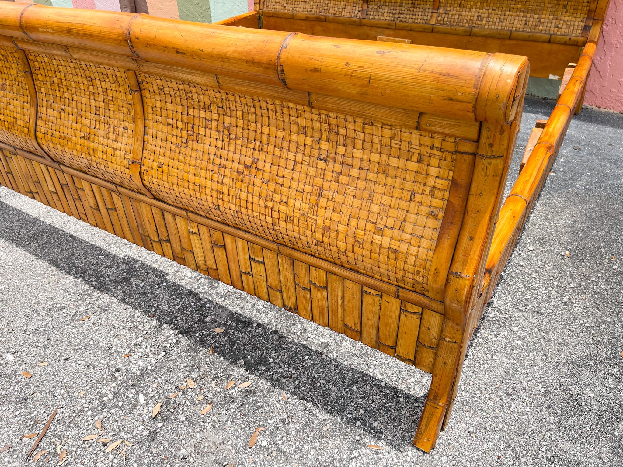 Island Style Bamboo King Bed - Image 8