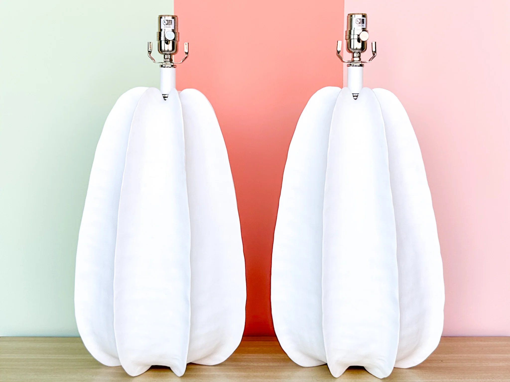 Kips Bay Show House Ceramic Lamps