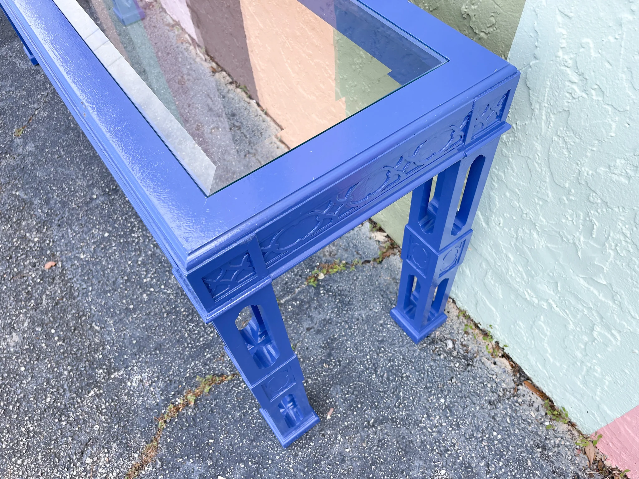 Kips Bay Show House Fretwork Console - Image 6