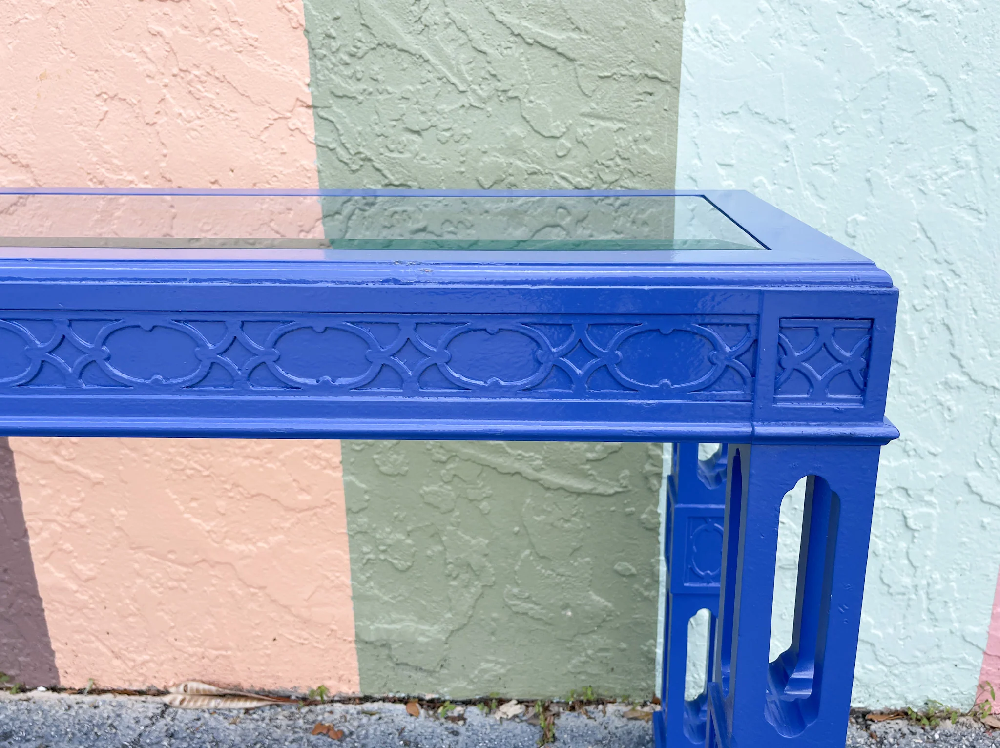 Kips Bay Show House Fretwork Console - Image 9