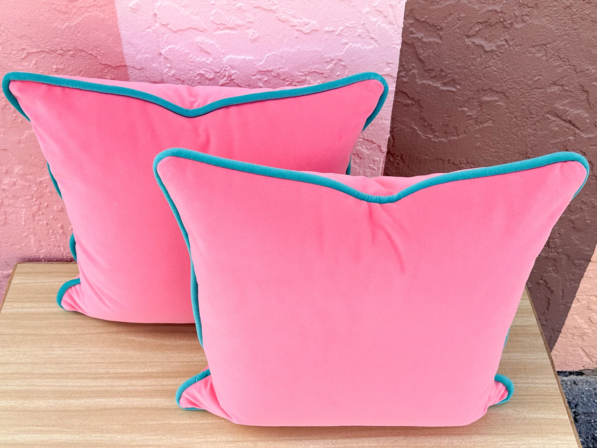 Kips Bay Show House Pair of Hot Pink Pillows - Image 6