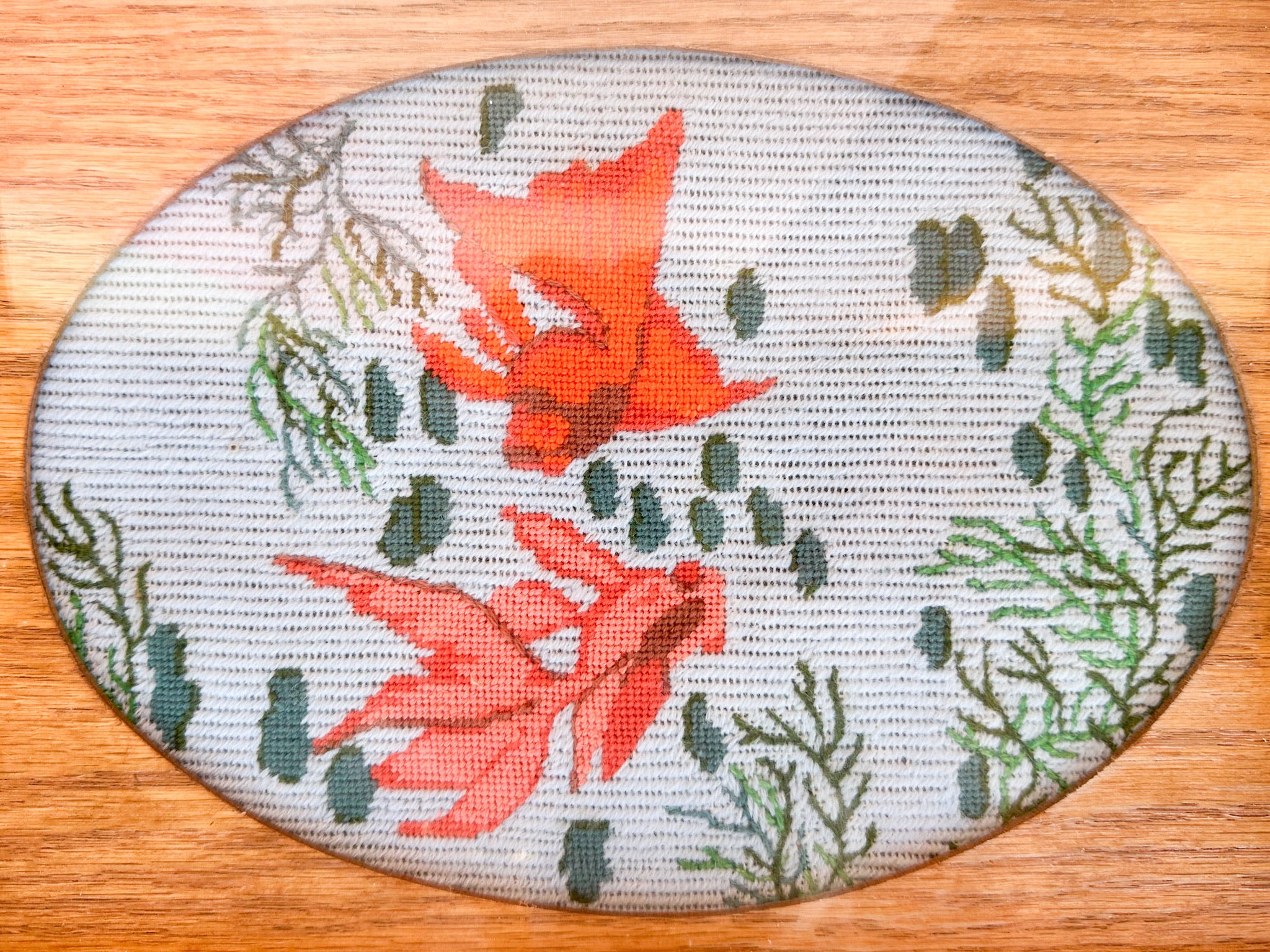 Koi Fish Needlepoint Tray - Image 6