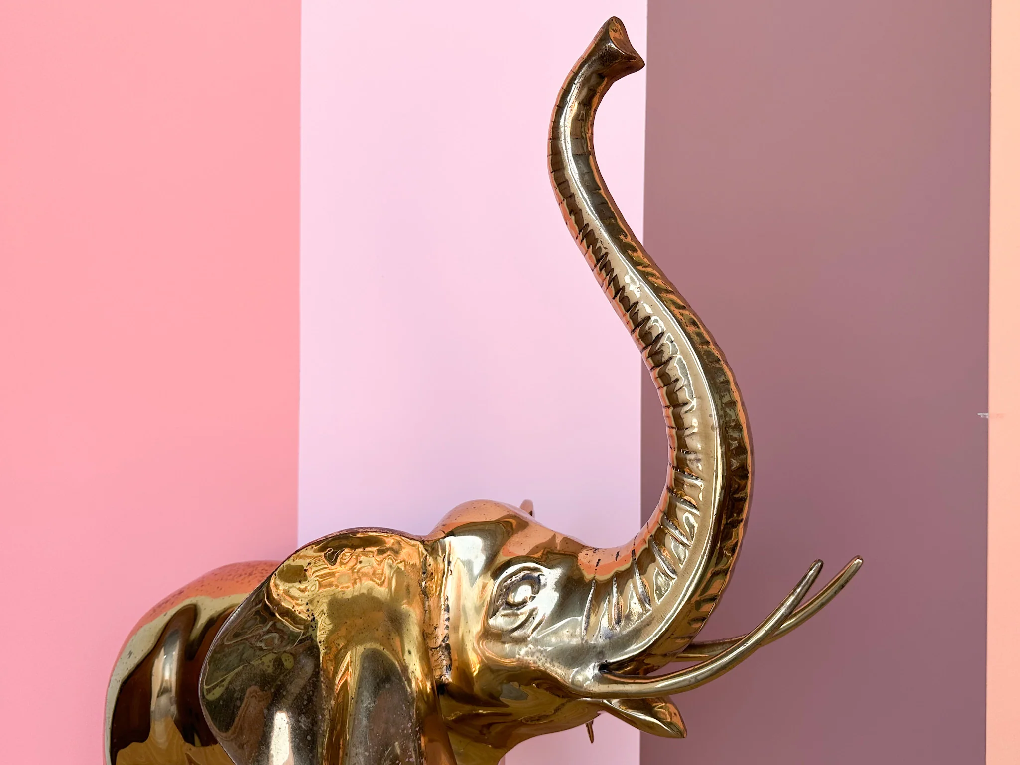 Large Brass Elephant - Image 7
