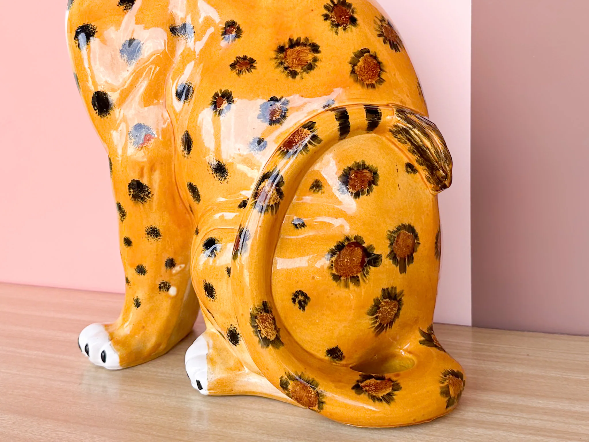 Large Fierce Ceramic Leopard - Image 3