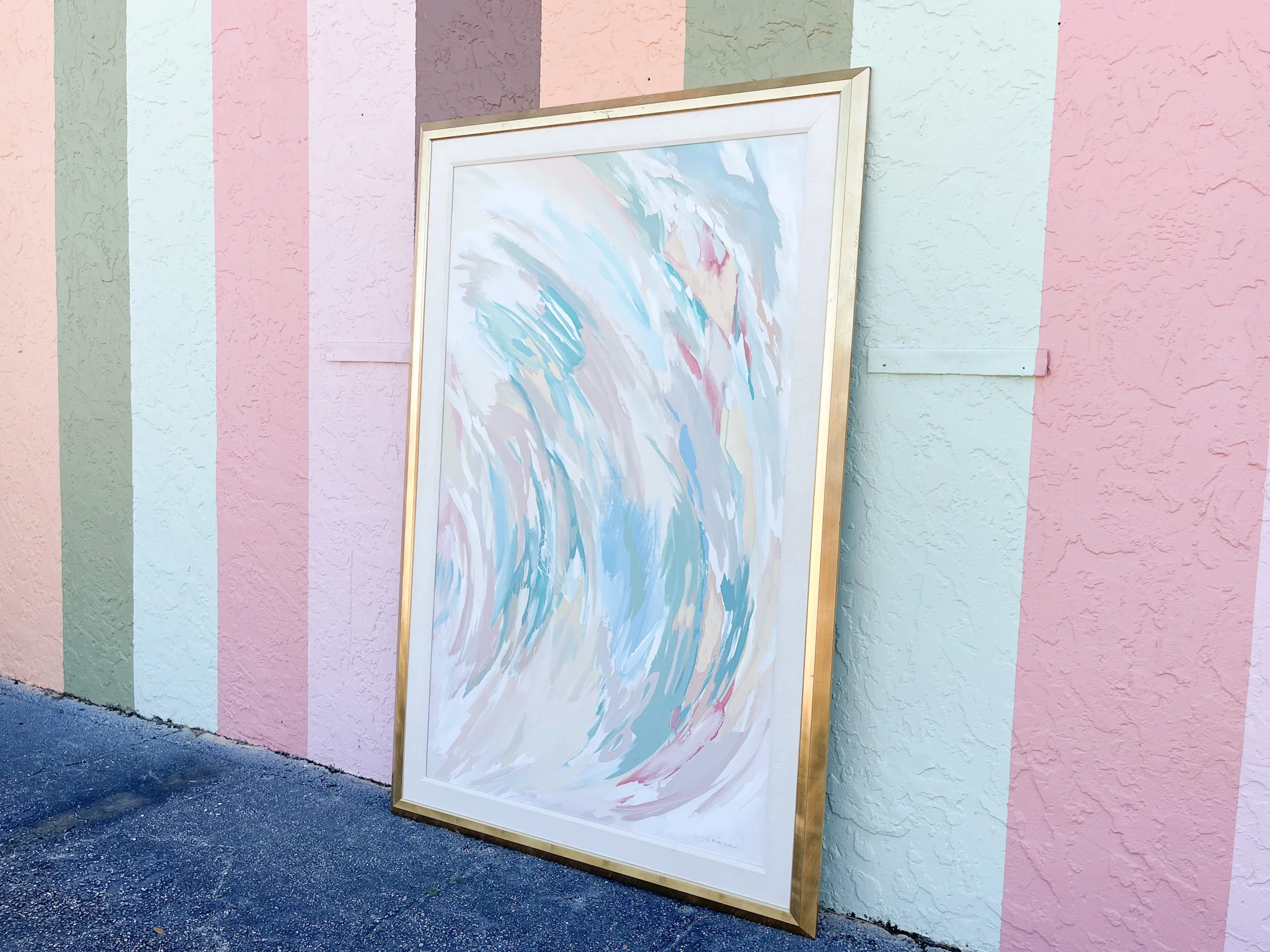 Large Scale Coastal Cool Signed Art - Image 2