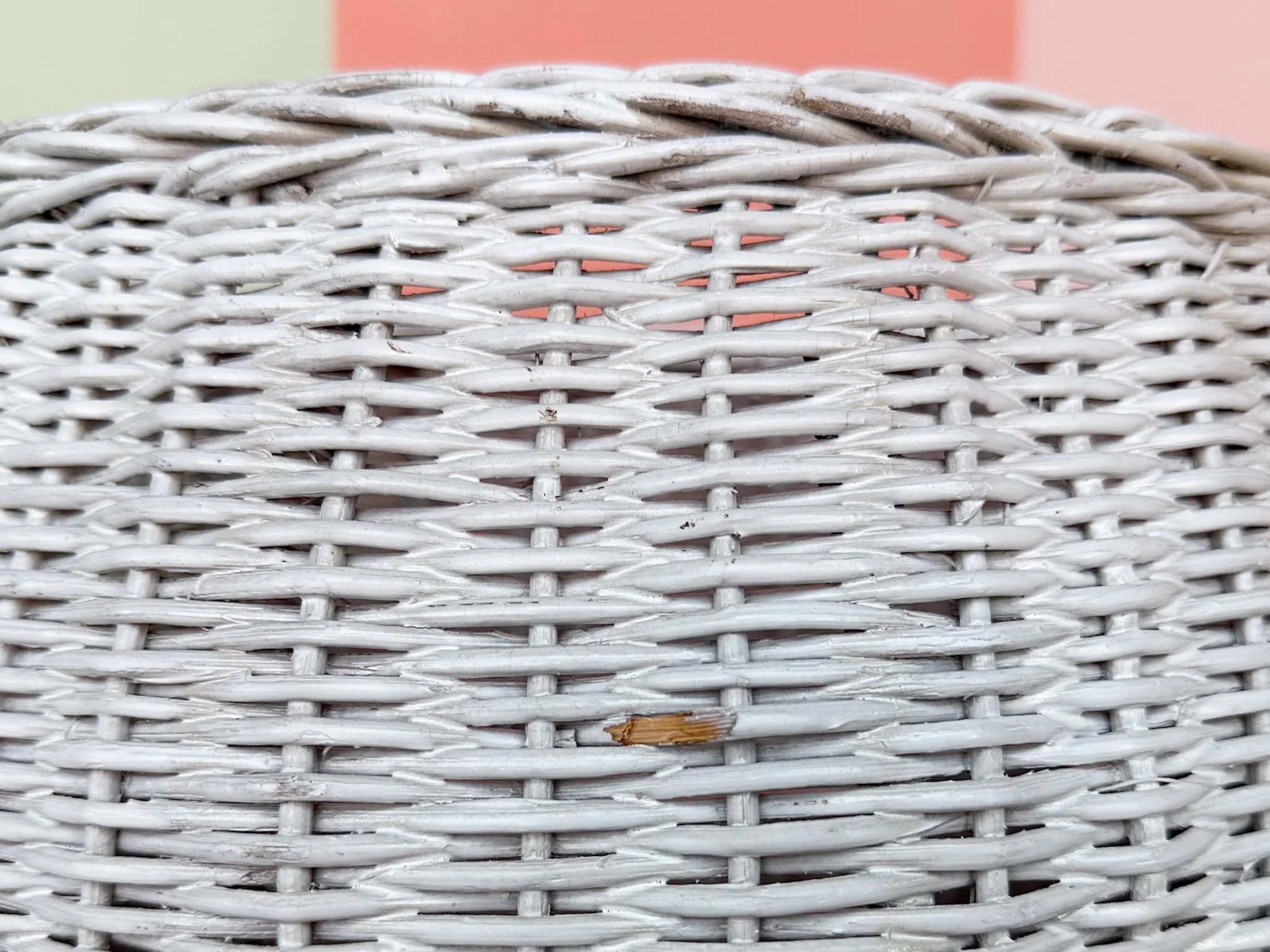 Large Wicker Plant Stand - Image 3