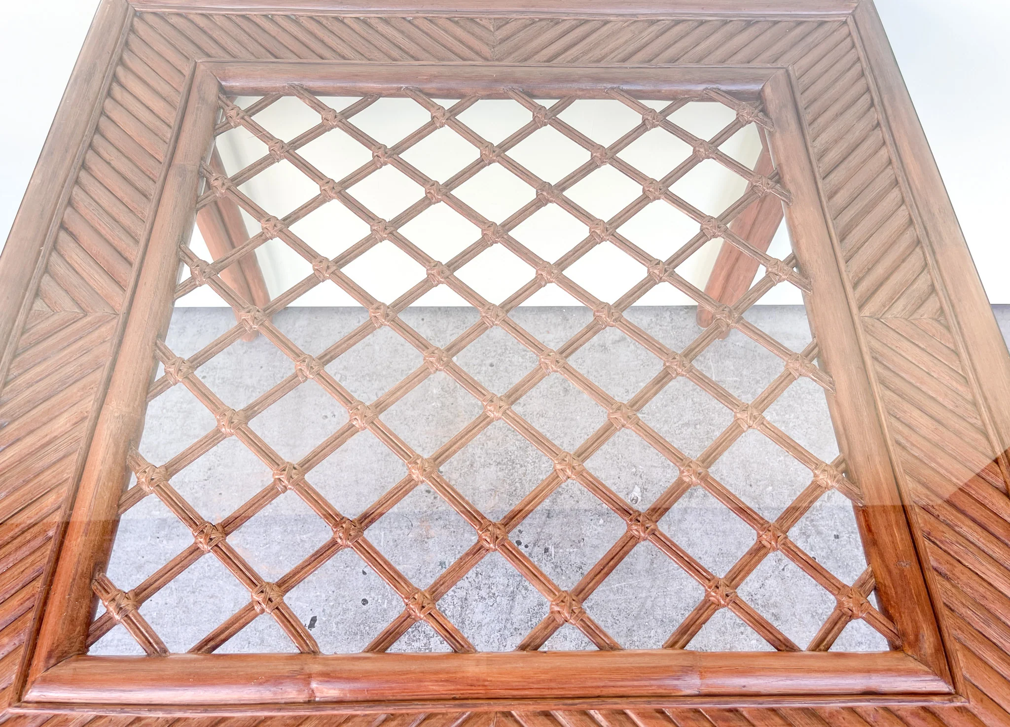 Lattice Love Rattan Dining Set - Image 9