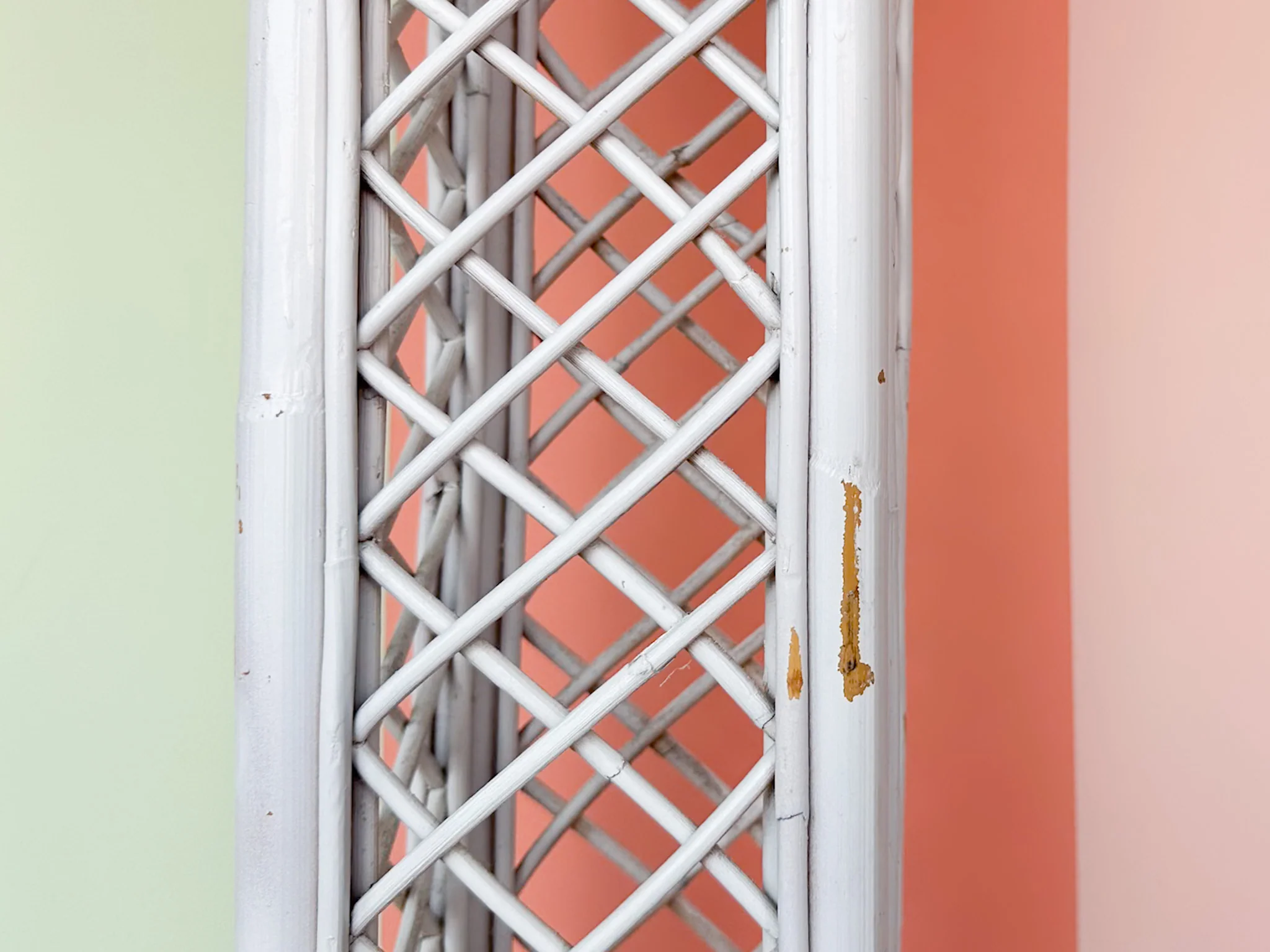 Lattice Rattan Floor Lamp - Image 6