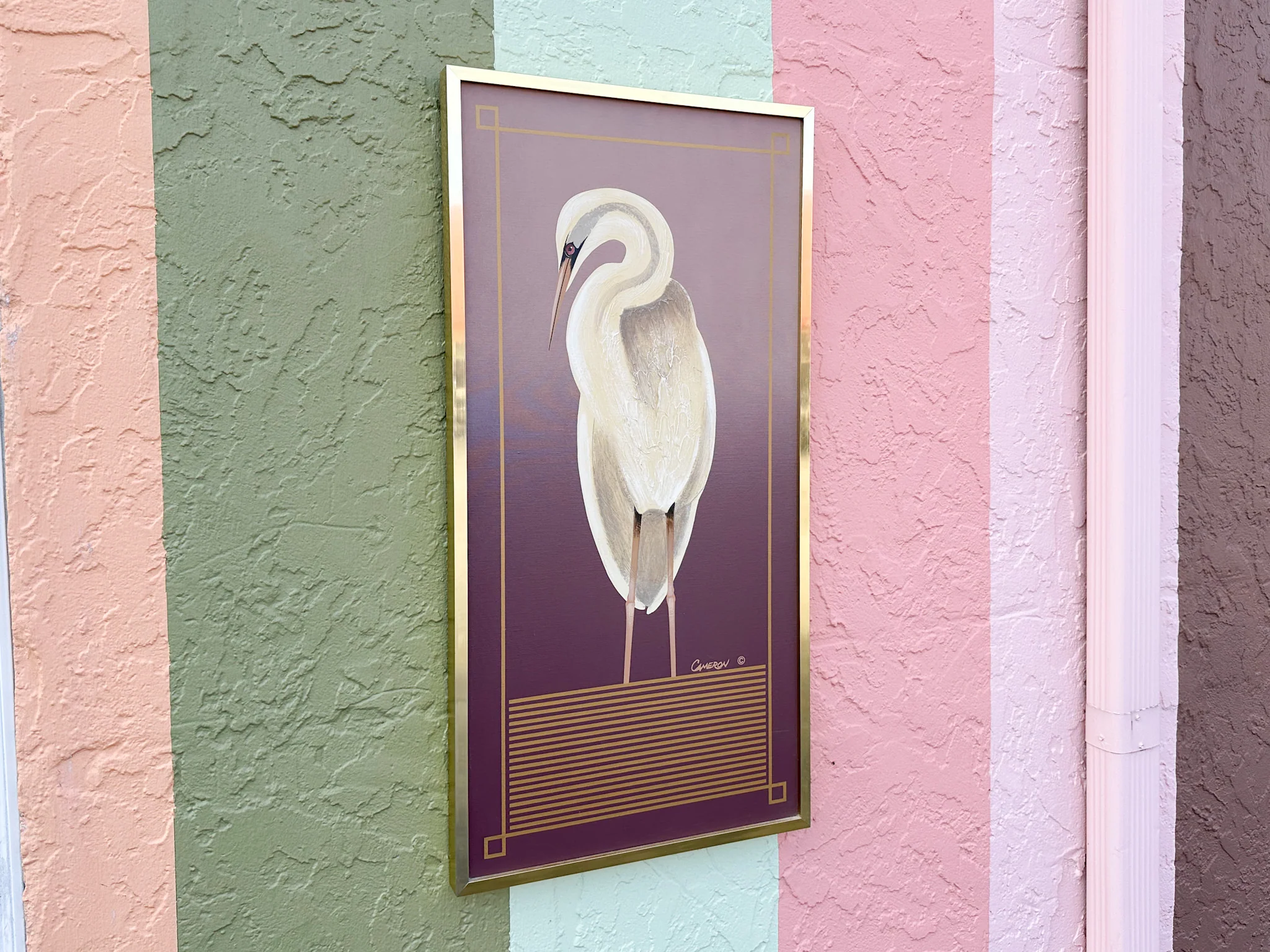 Lavender Heron Original Art - Image 3