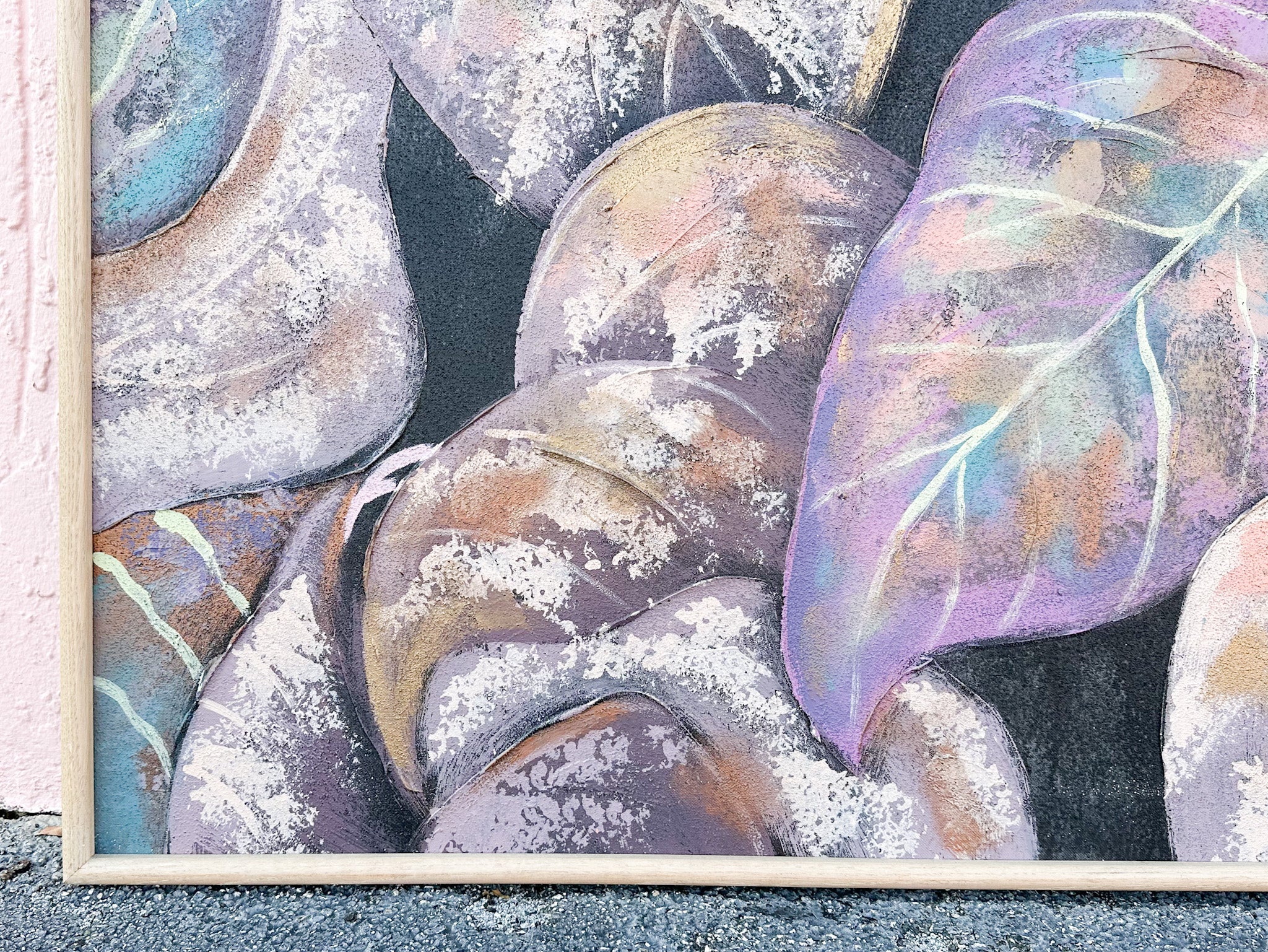 Lee Reynolds Signed Palm Painting - Image 3