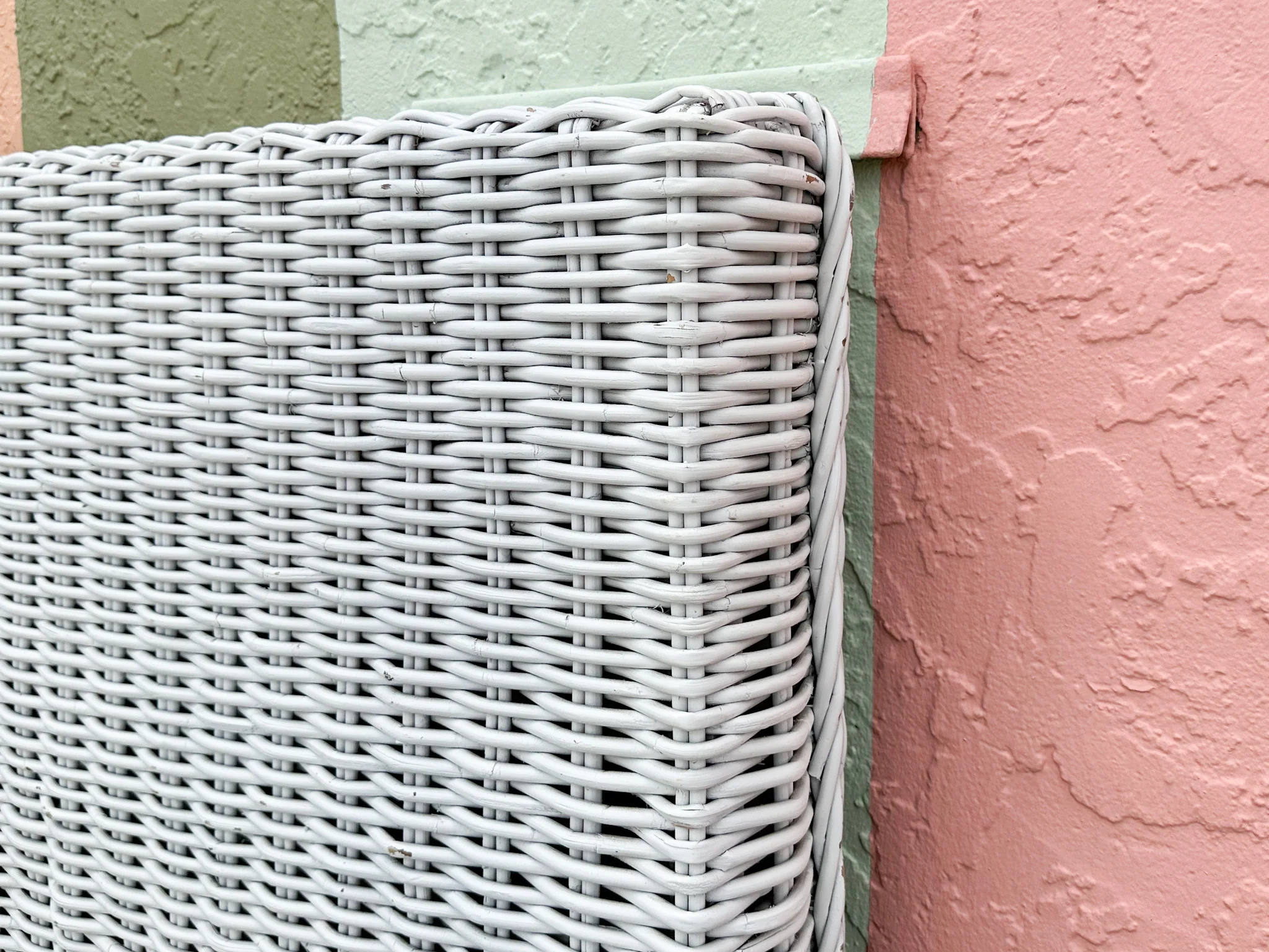 Warehouse Wednesday Sale: Pair of Tall Rattan Twin Headboards - Image 4