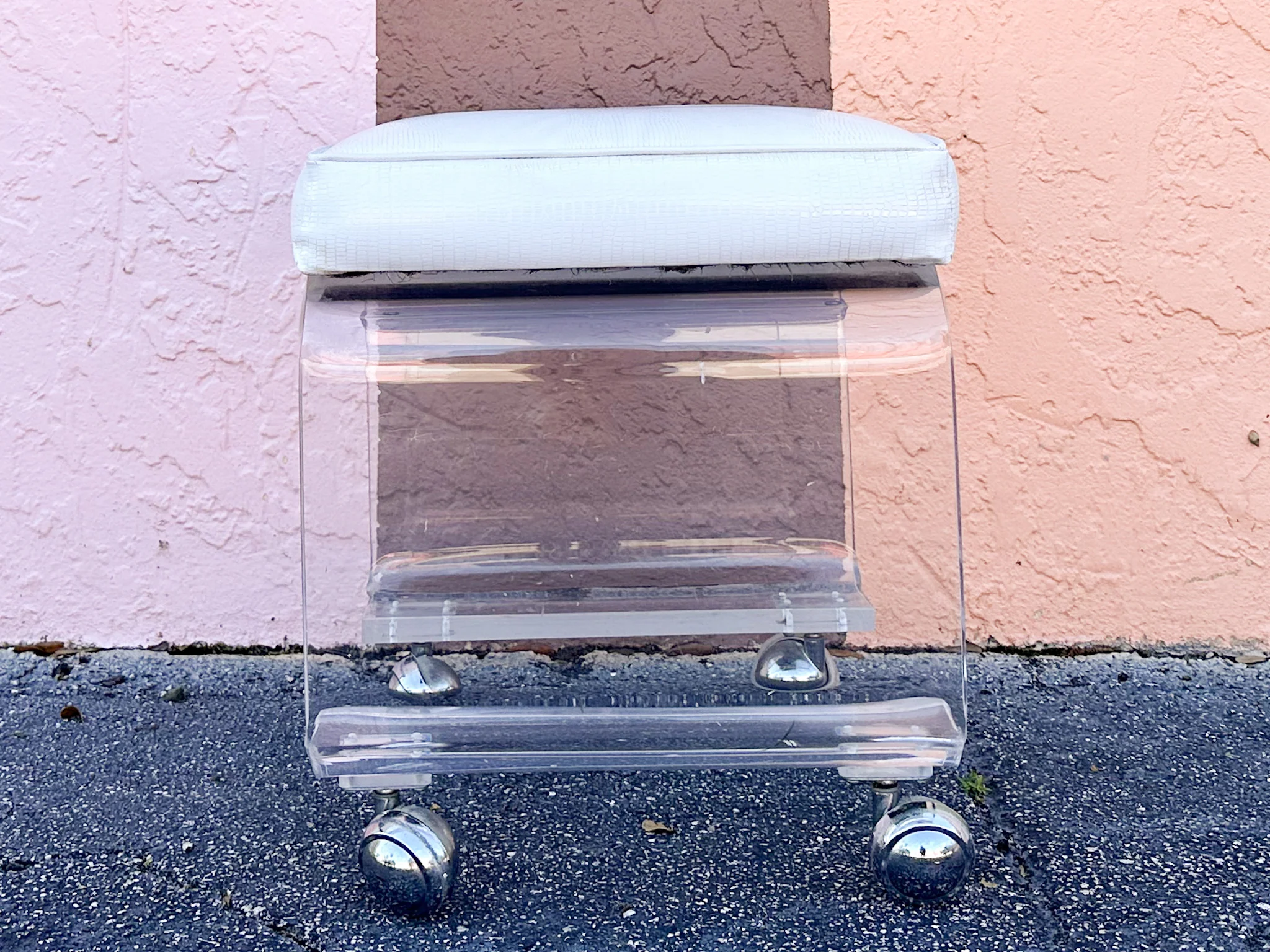 Lucite Stool - Image 2
