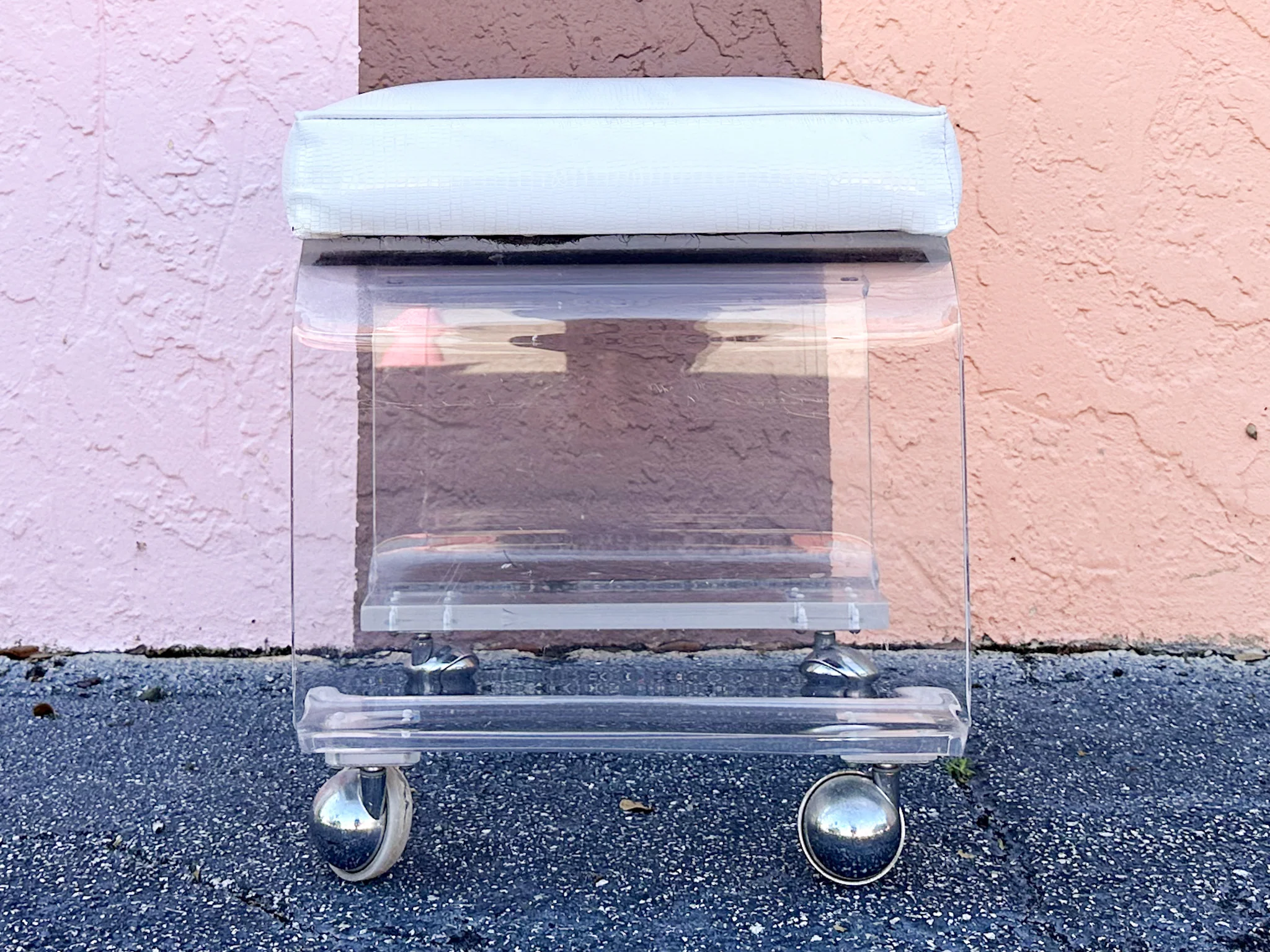 Lucite Stool - Image 3