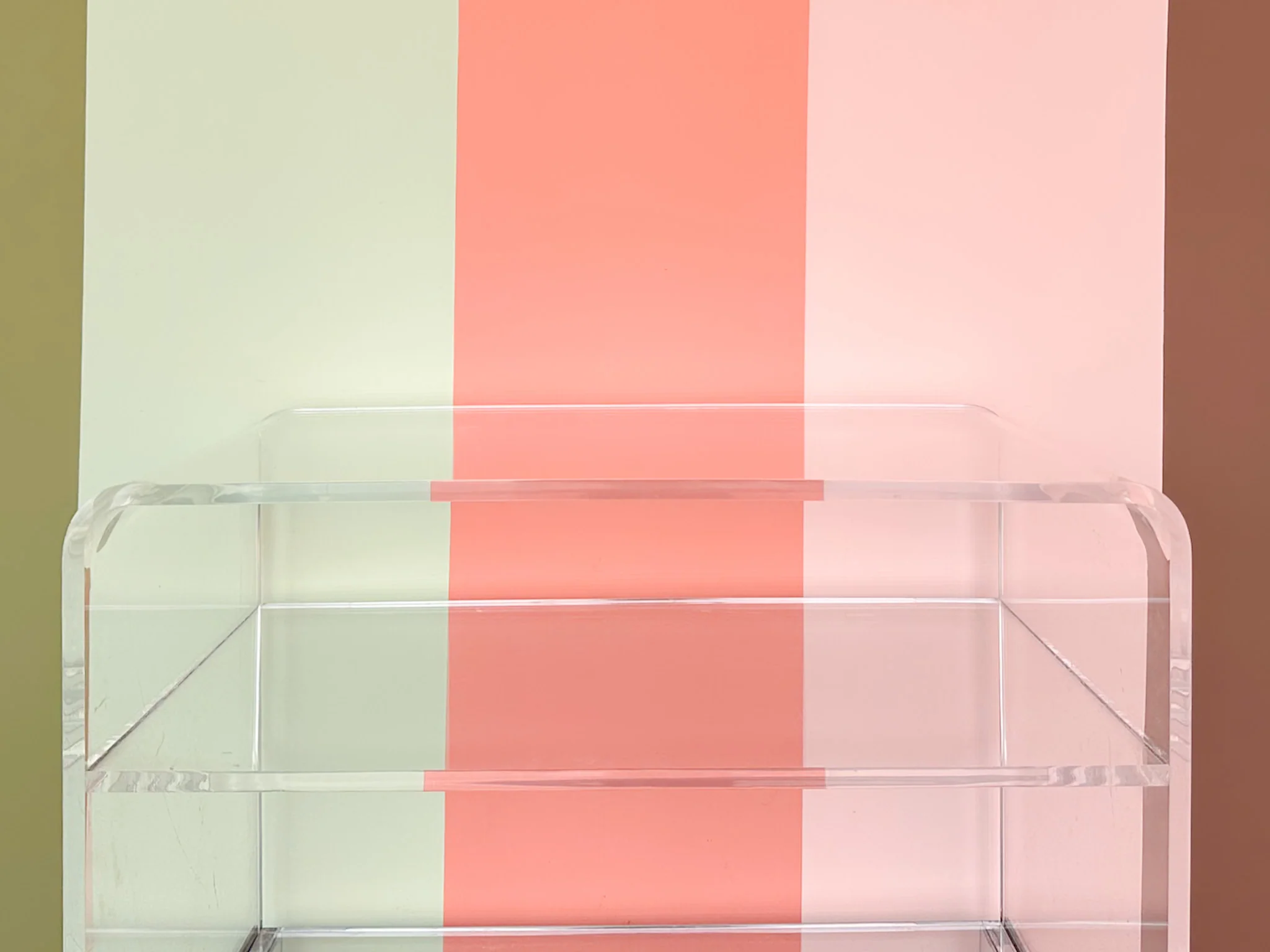 Lucite Waterfall Cart - Image 6