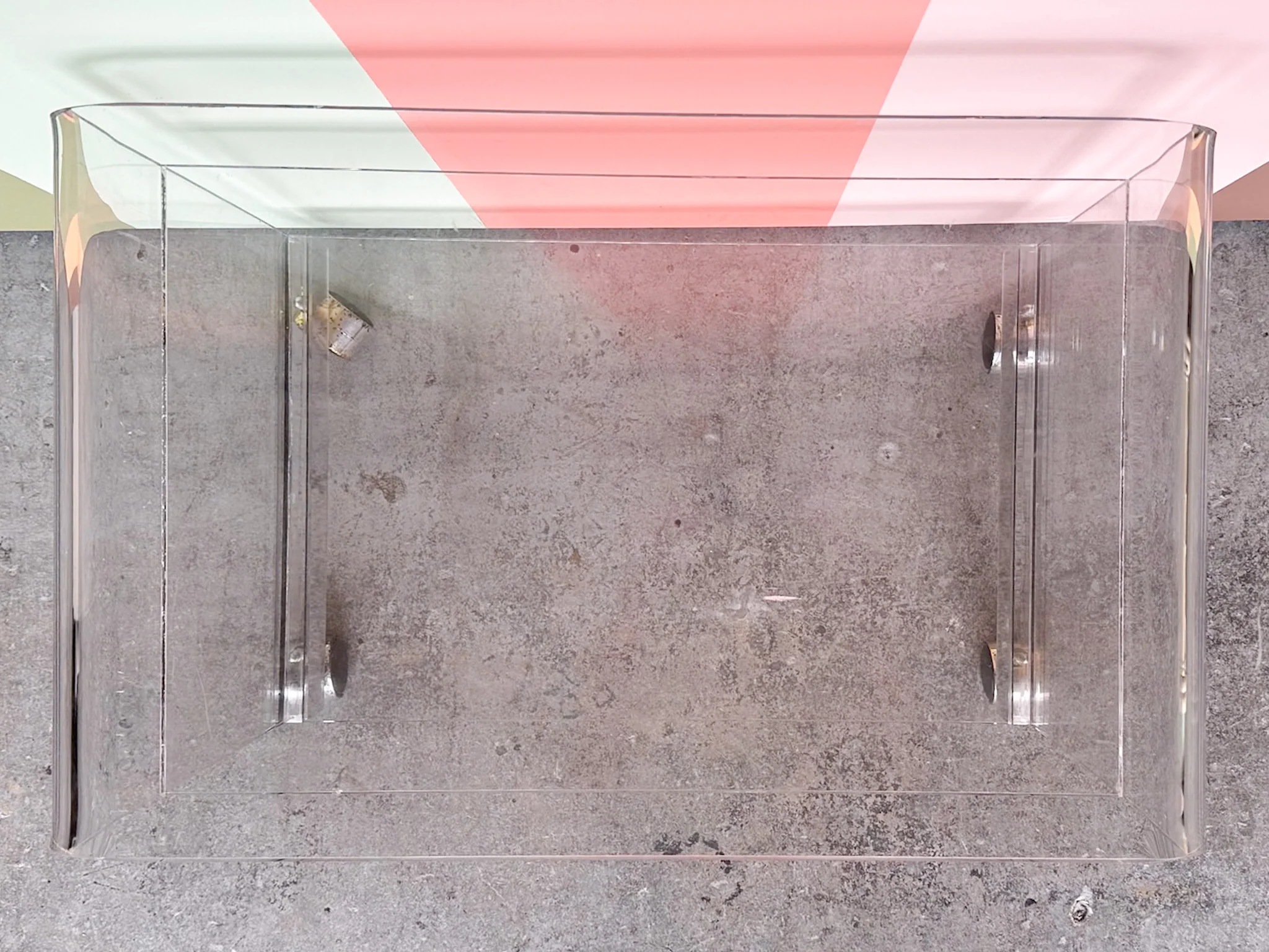 Lucite Waterfall Cart - Image 7