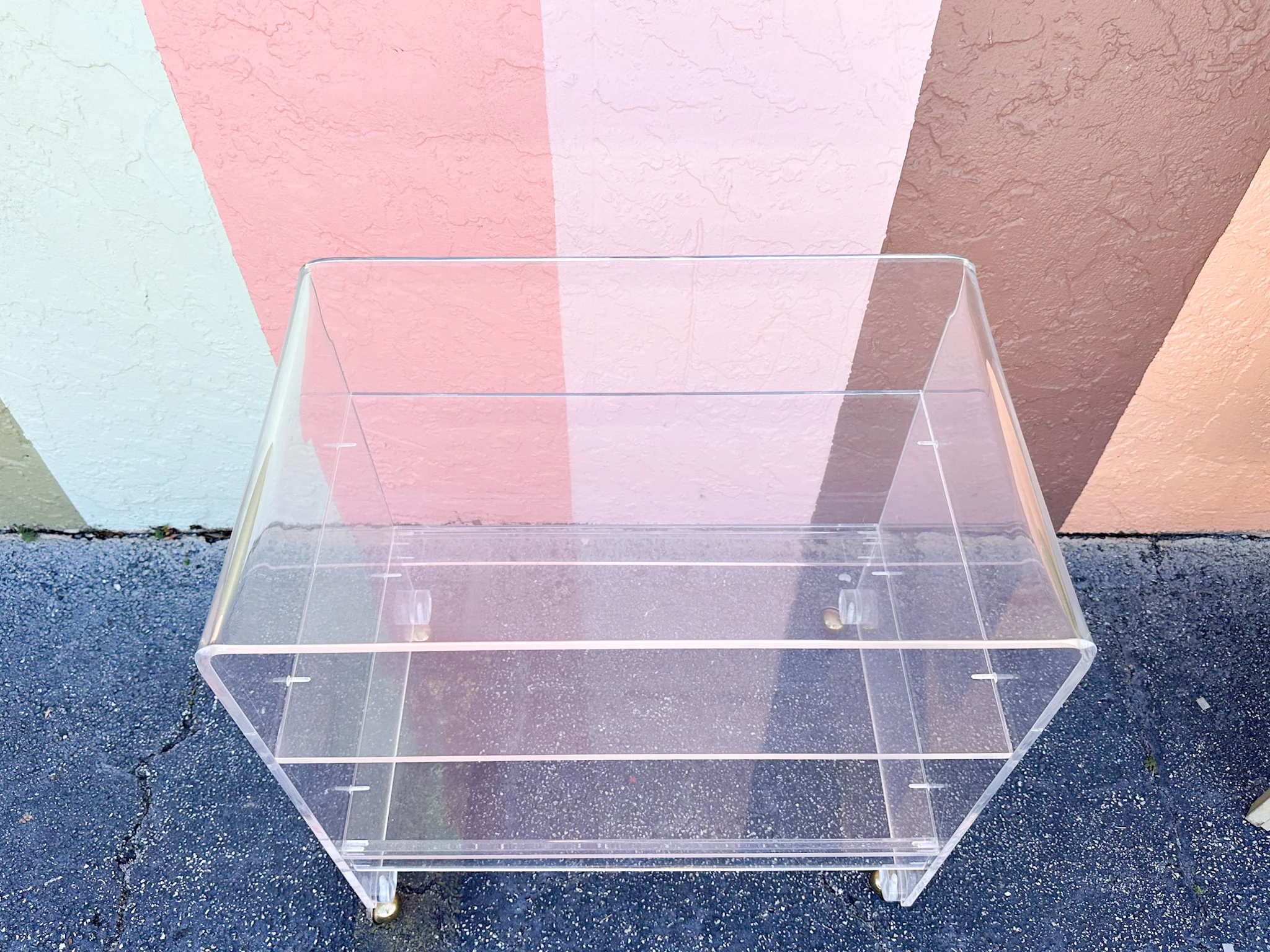 Lucite Waterfall Cart - Image 7