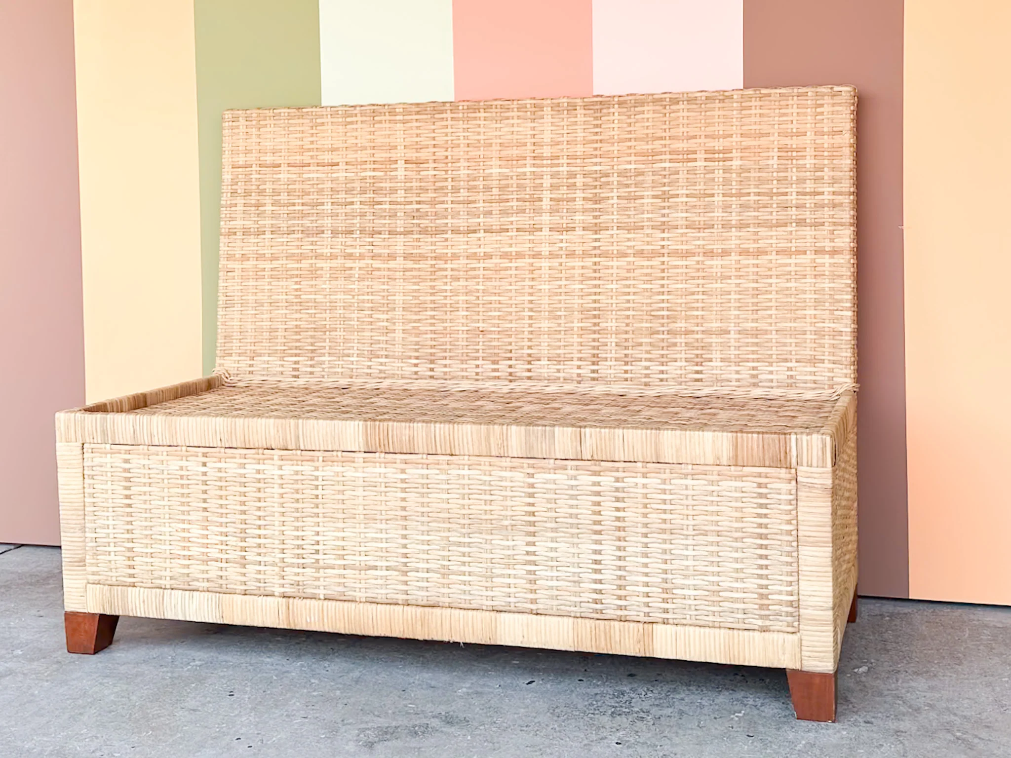 Mainly Baskets Wicker Banquette - Image 10