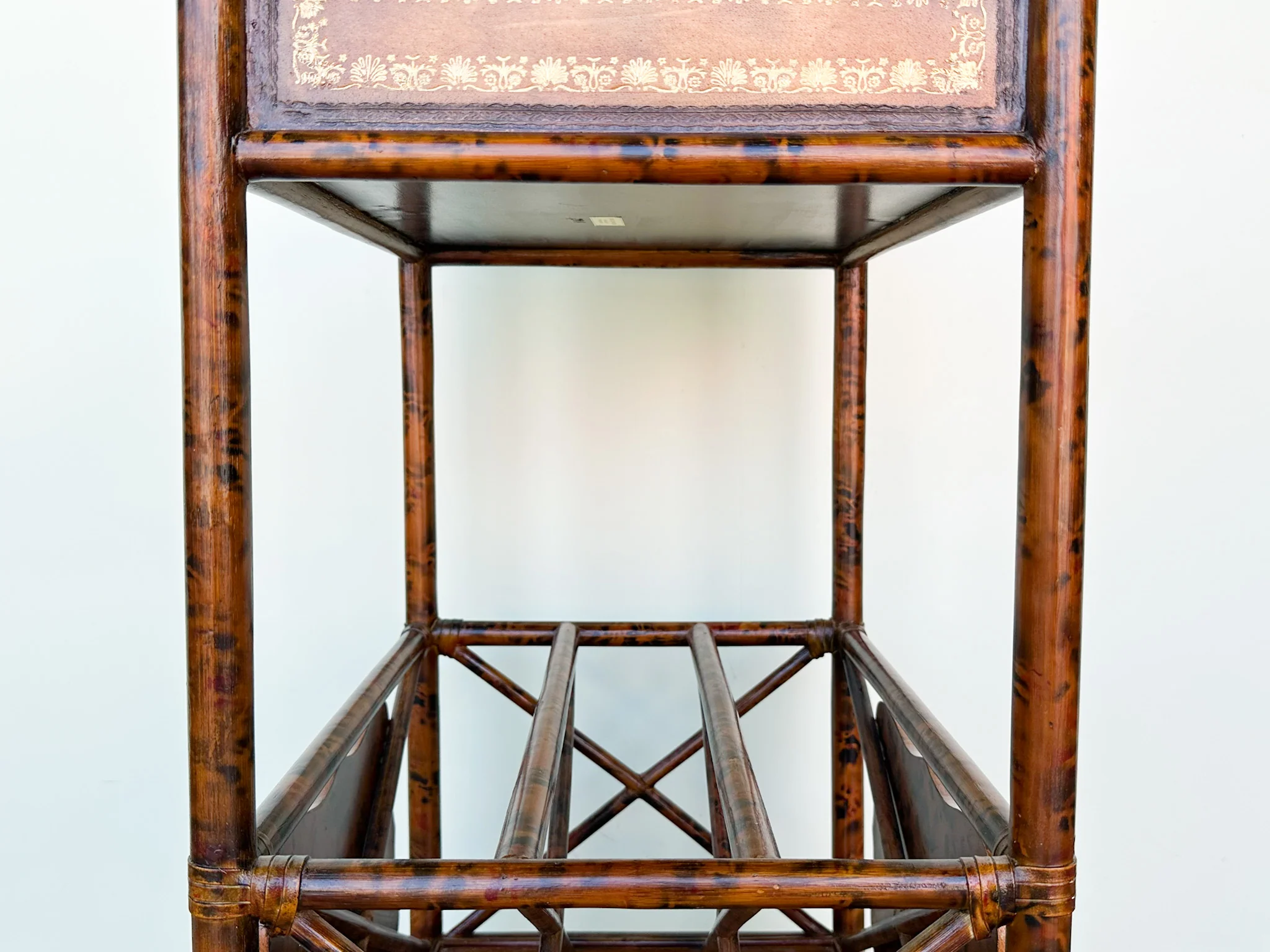 Maitland Smith Rattan Side Table - Image 15