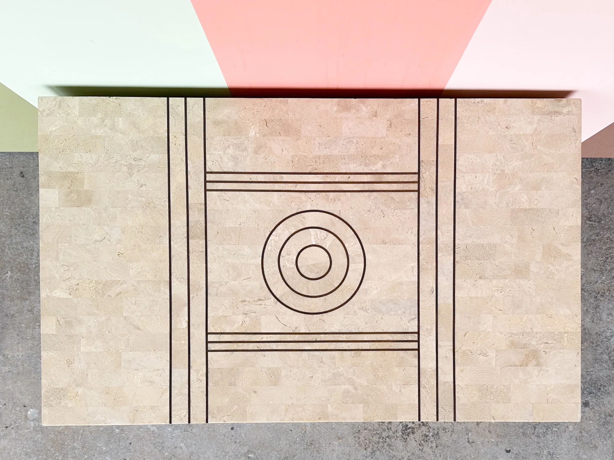Maitland Smith Style Tessellated Stone Trunk - Image 4