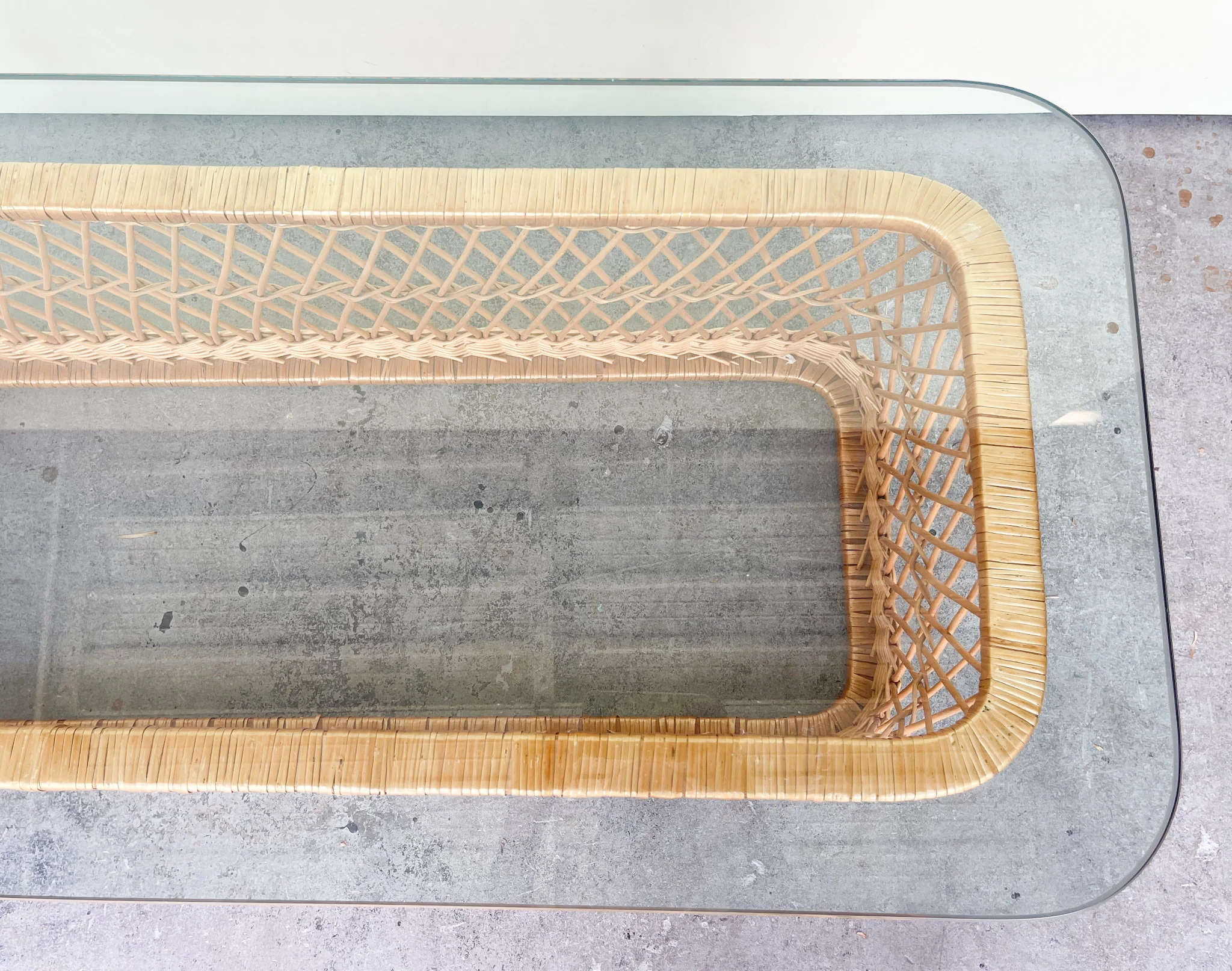 Warehouse Wednesday: McGuire Rattan Coffee Table - Image 5