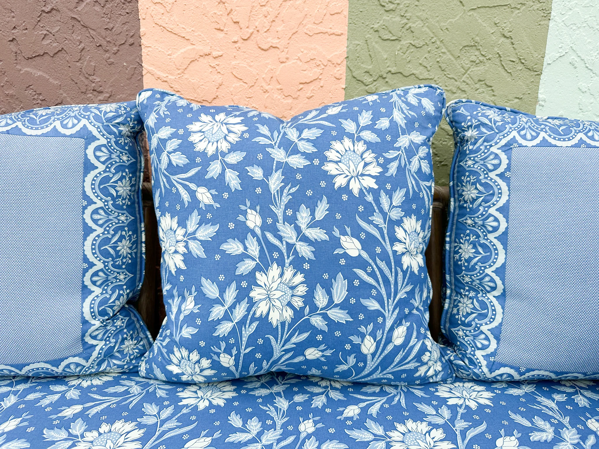 McGuire Rattan Sofa - Image 4
