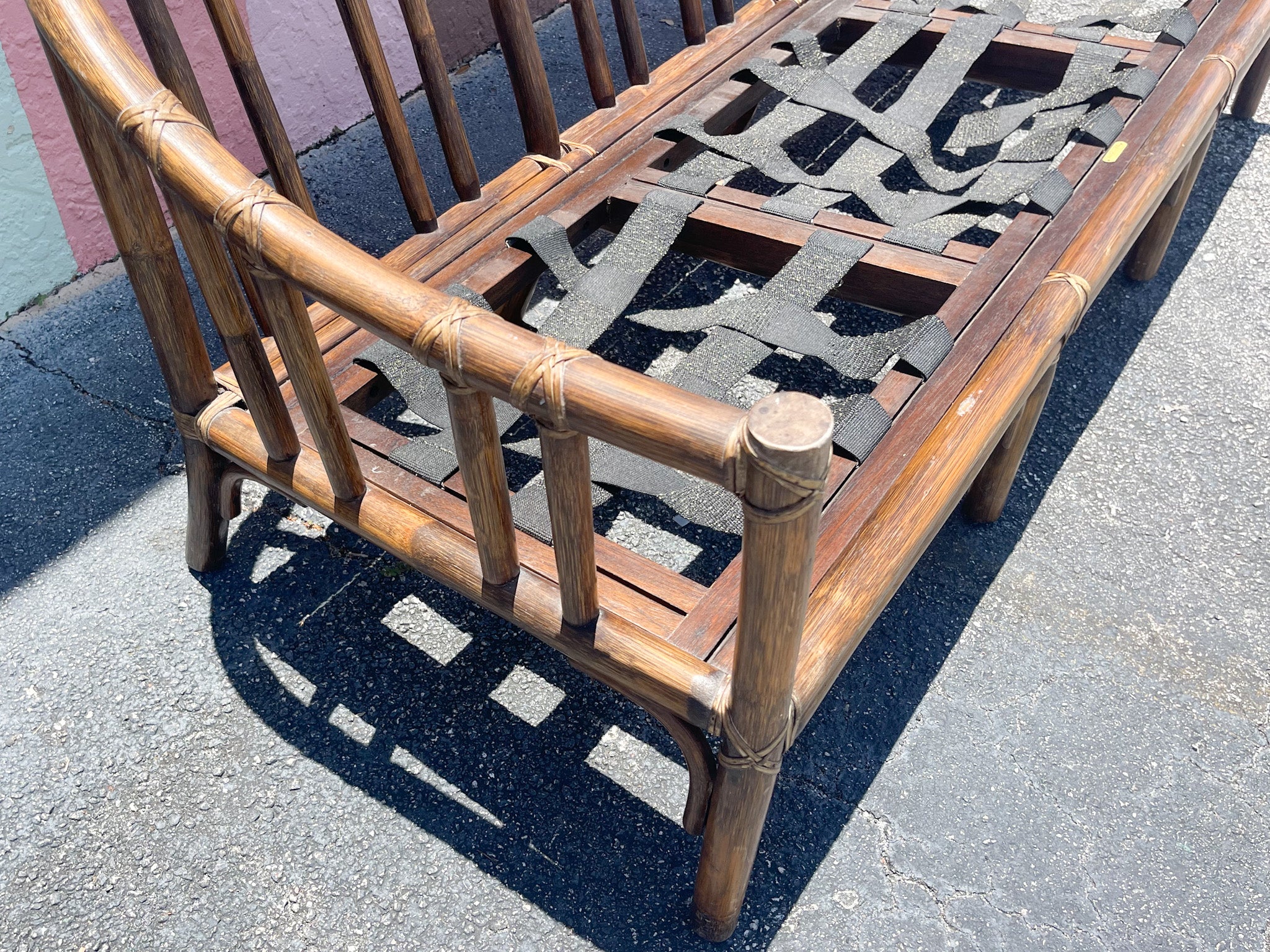 McGuire Rattan Sofa - Image 20