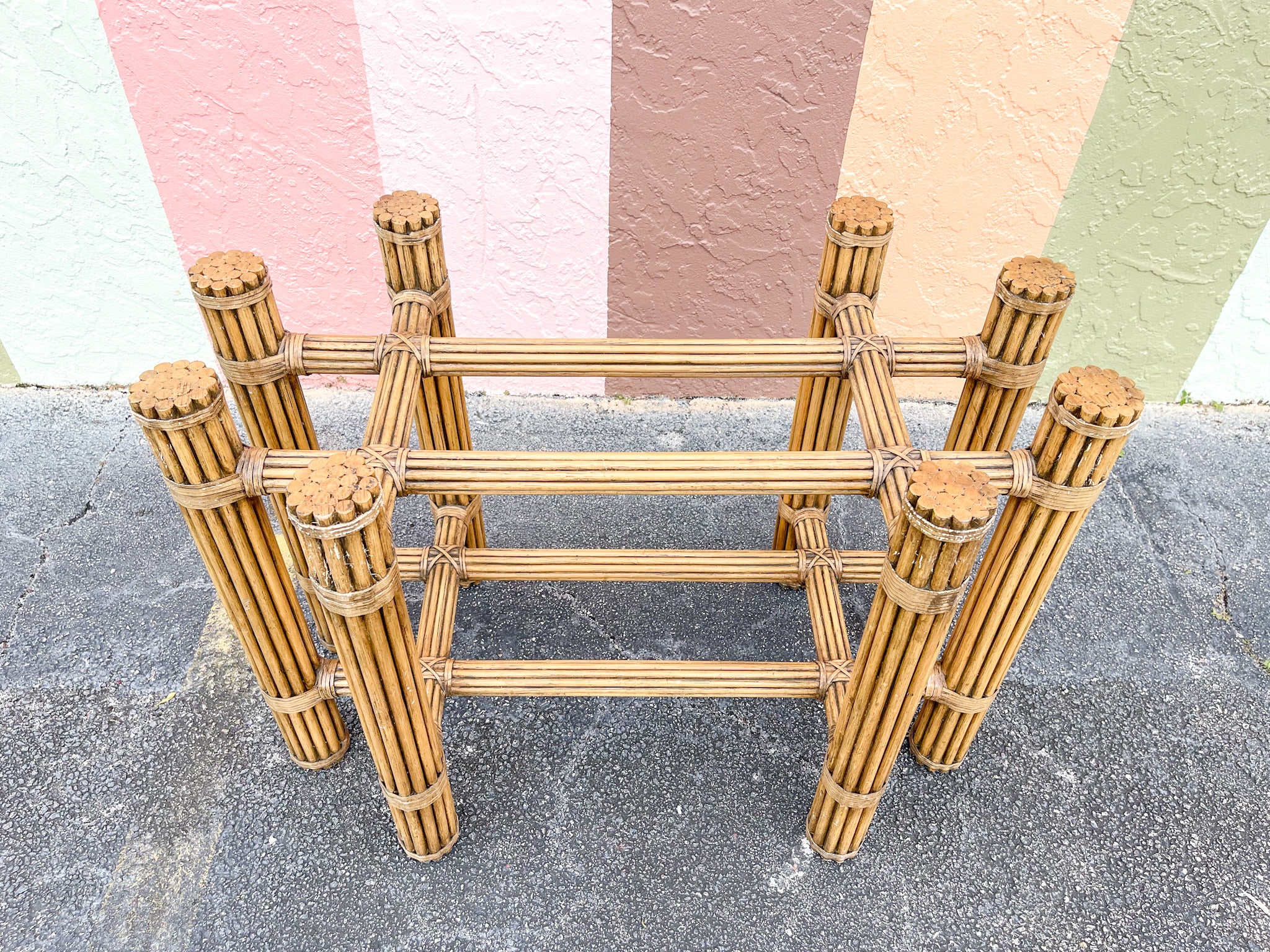McGuire Style Dining Table - Image 5