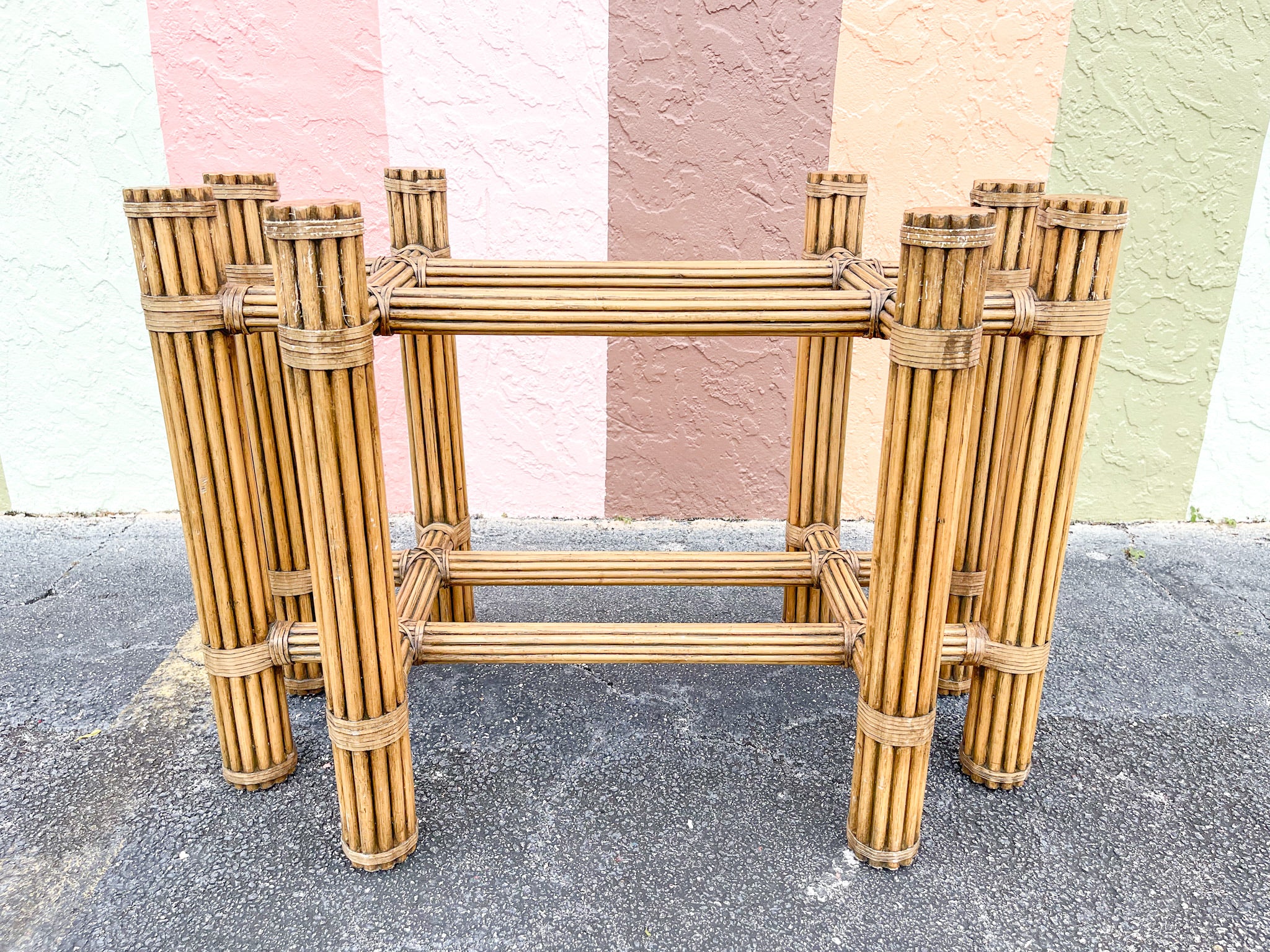 McGuire Style Dining Table - Image 6