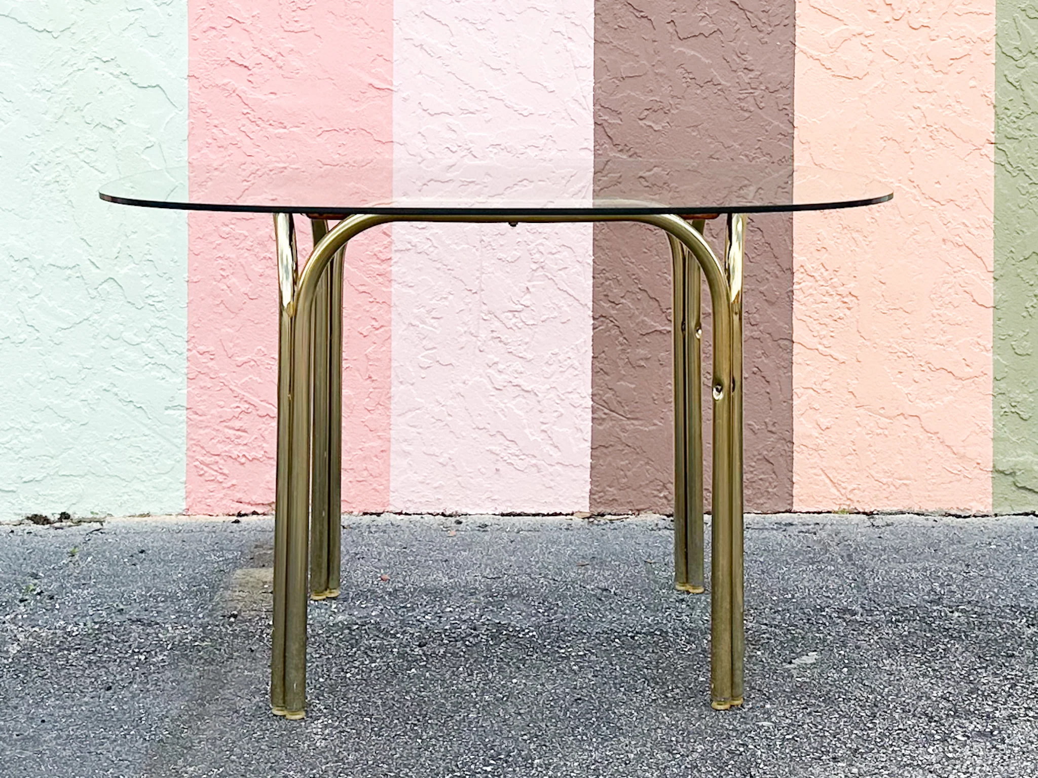 MCM Cantilever Rattan Dining Set - Image 13