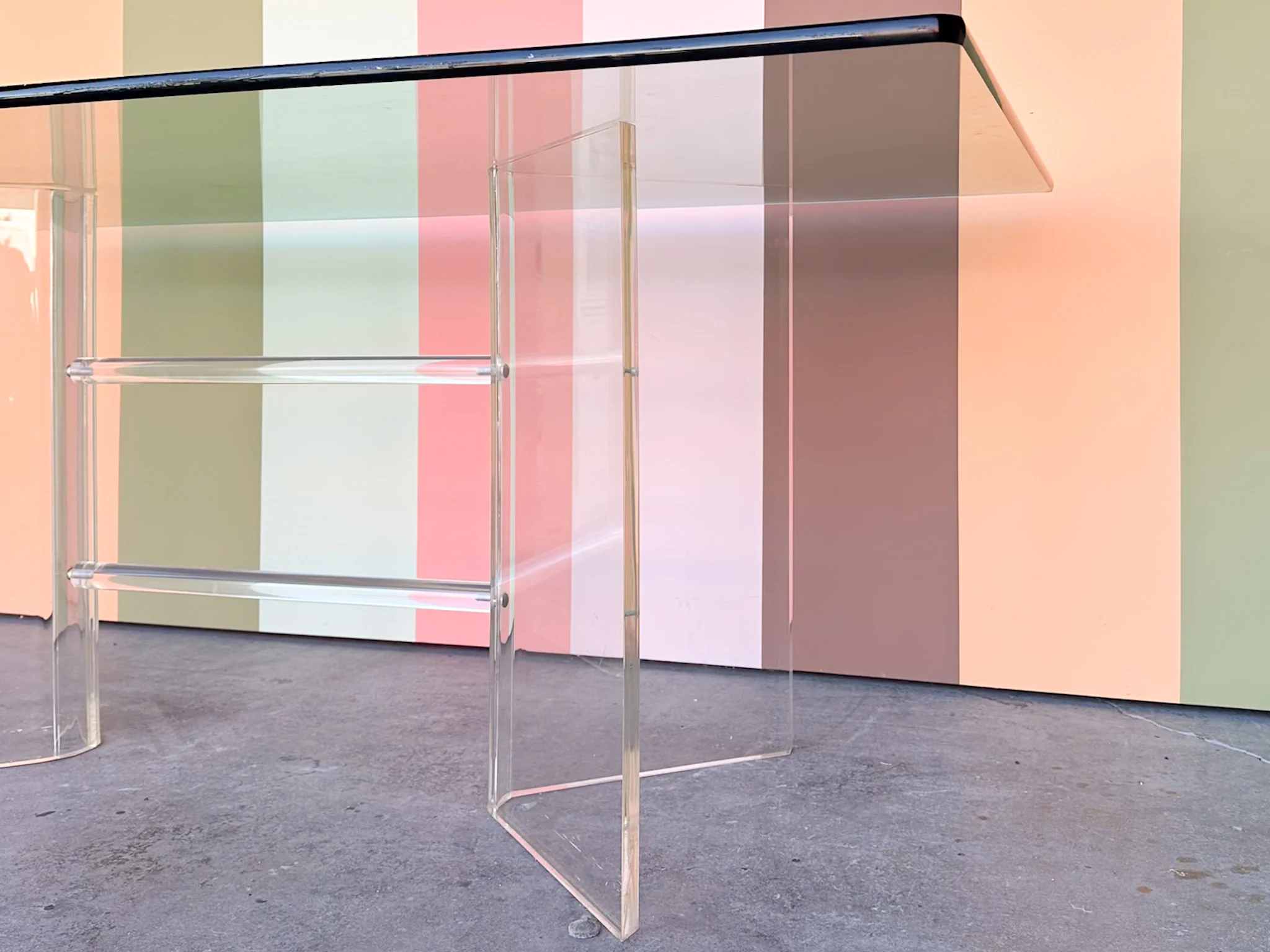 MCM Lucite Dining Table - Image 5