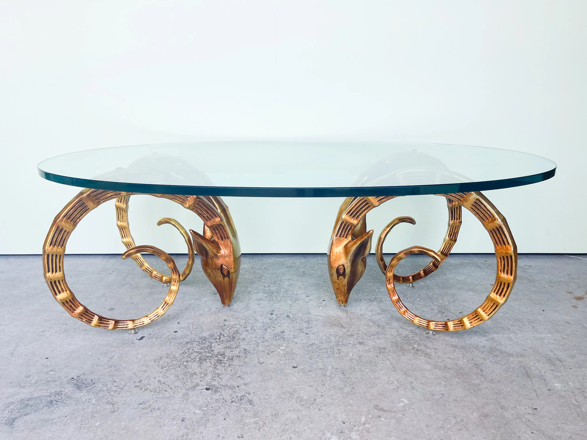 MCM Regency Ram Coffee Table