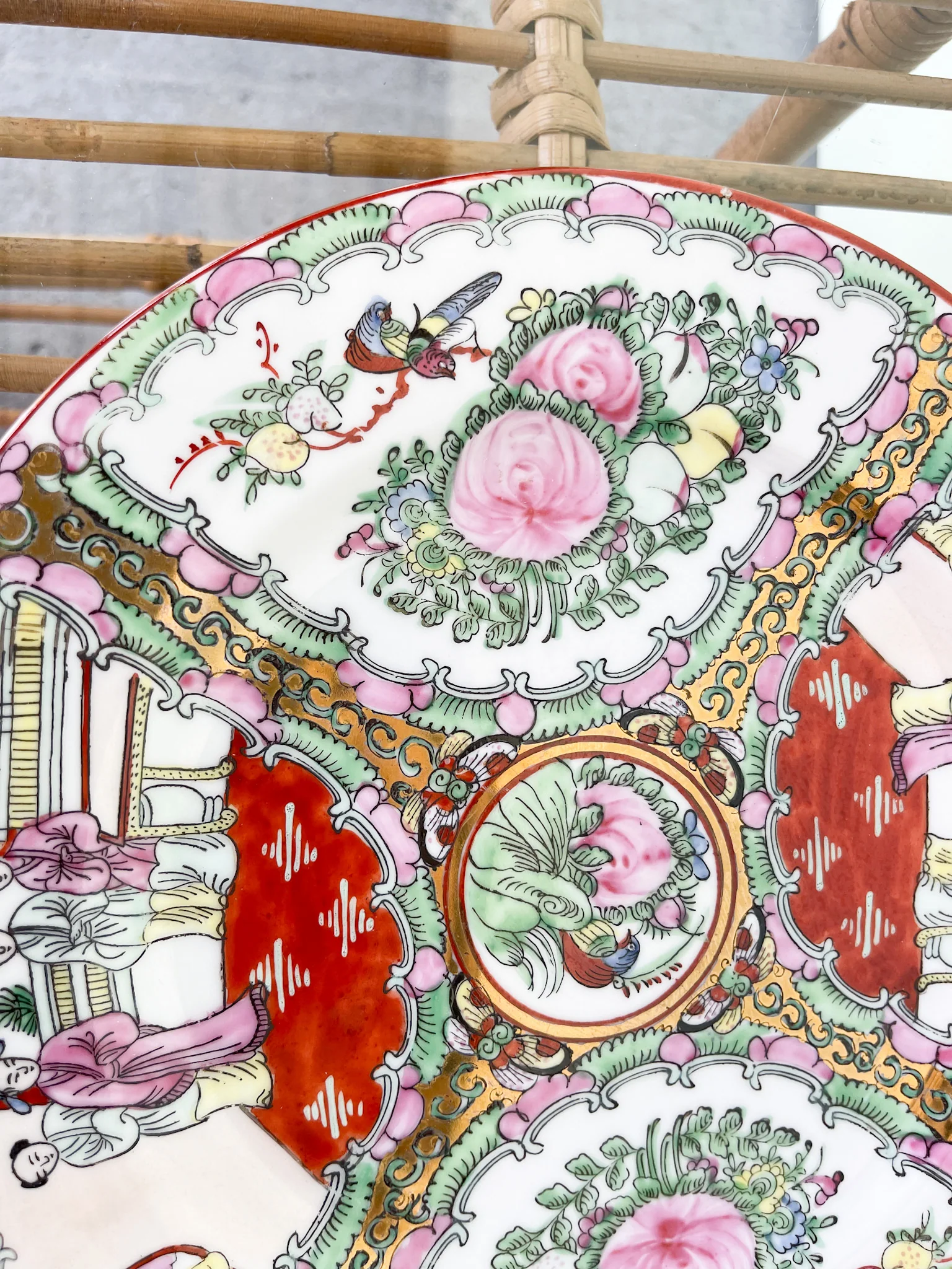 Rose Medallion Style Plate - Image 6