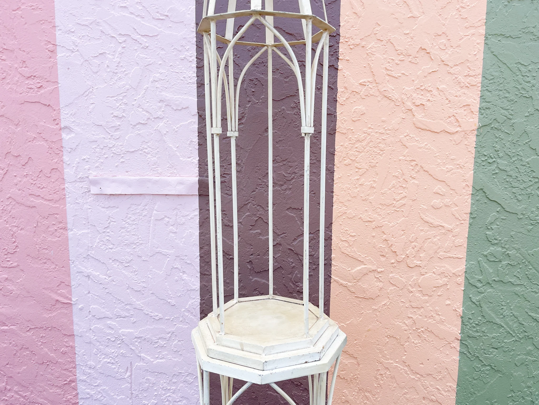 Metal Cathedral Style Plant Stand - Image 4