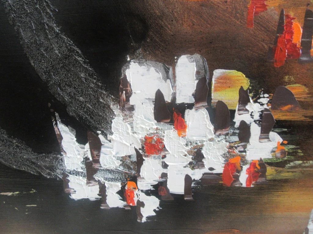 Mid Century Abstract Palet Painting - Image 5