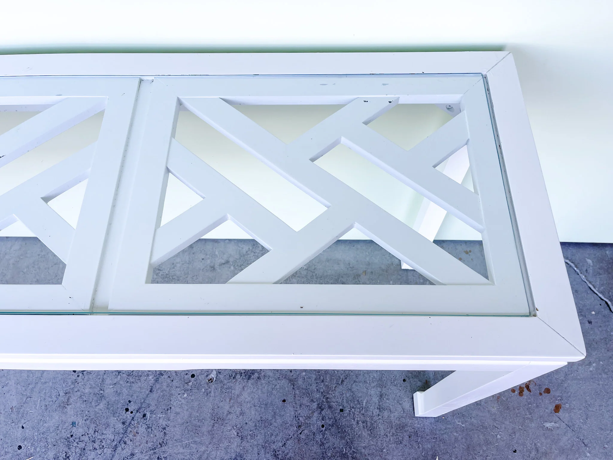 Ming Style Chippendale Console - Image 4