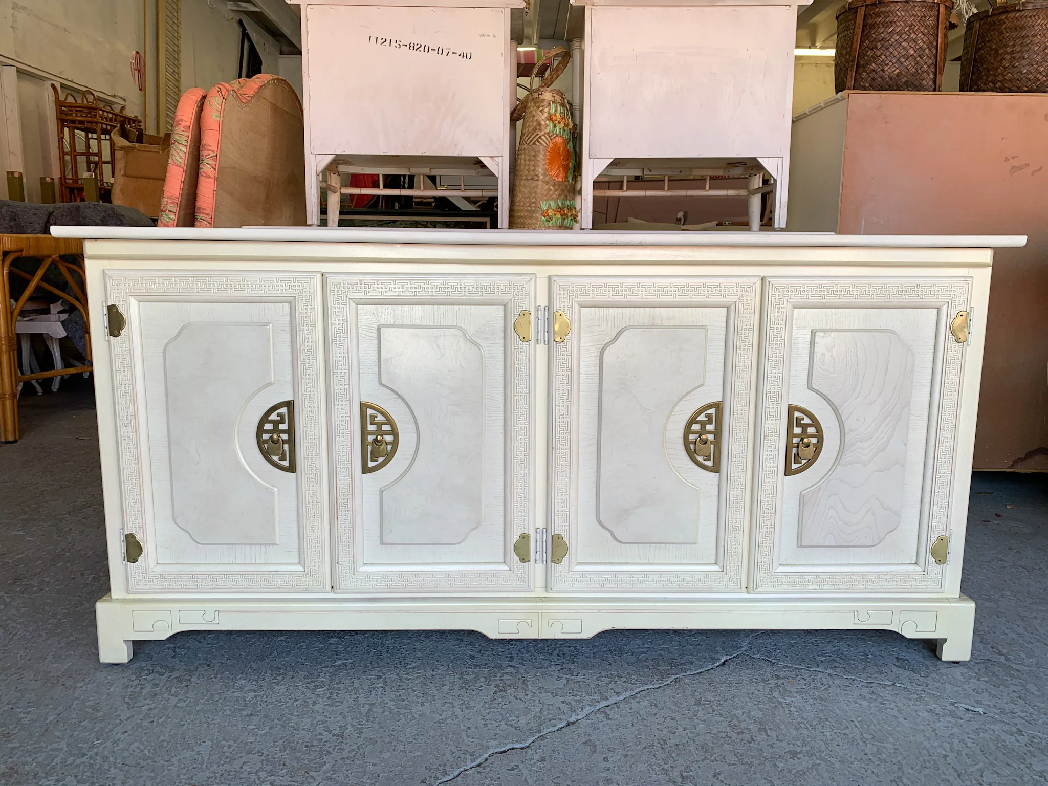 Ming Style Credenza - Image 7