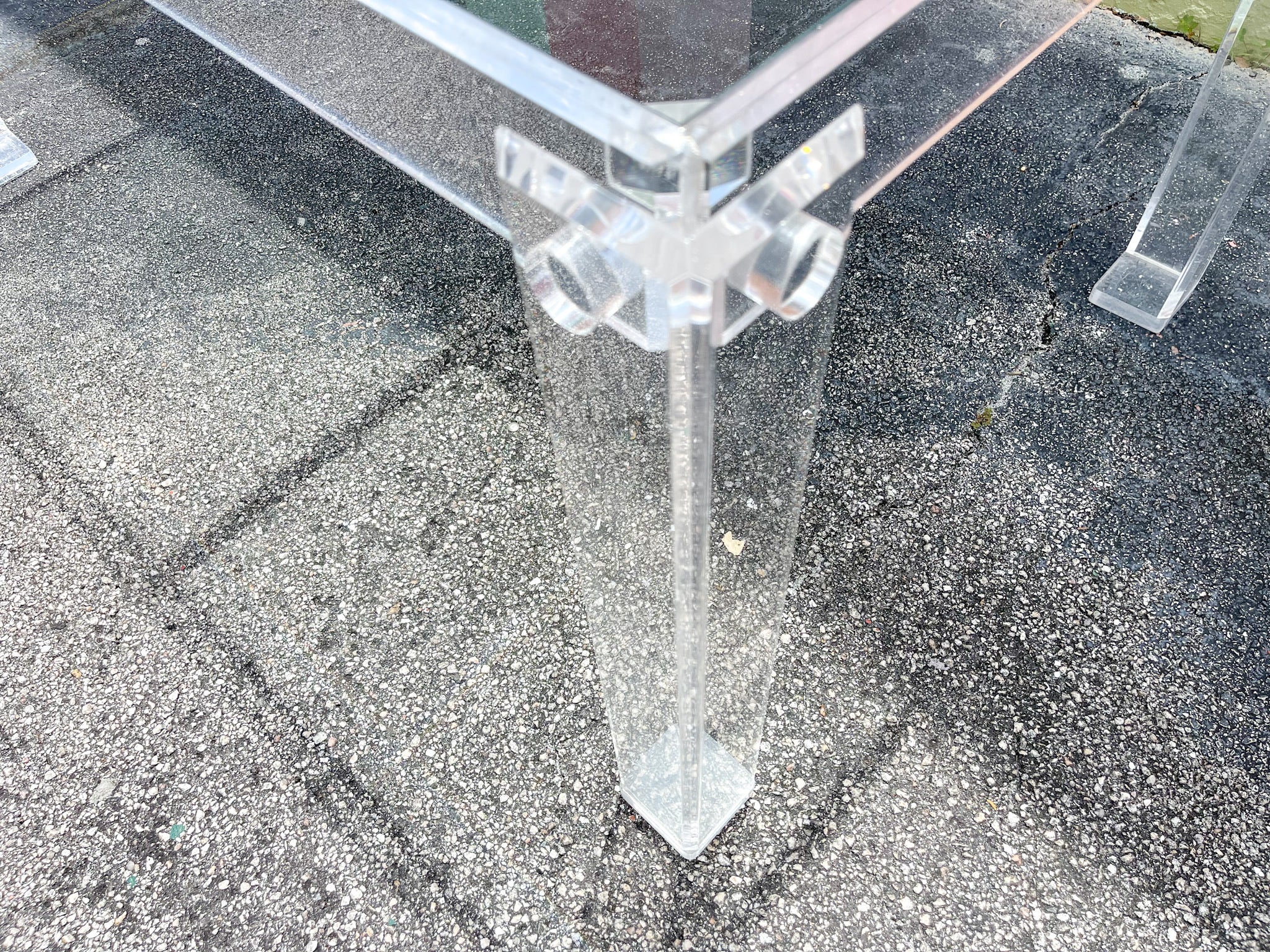 Modern Glam Lucite Dining Table - Image 3