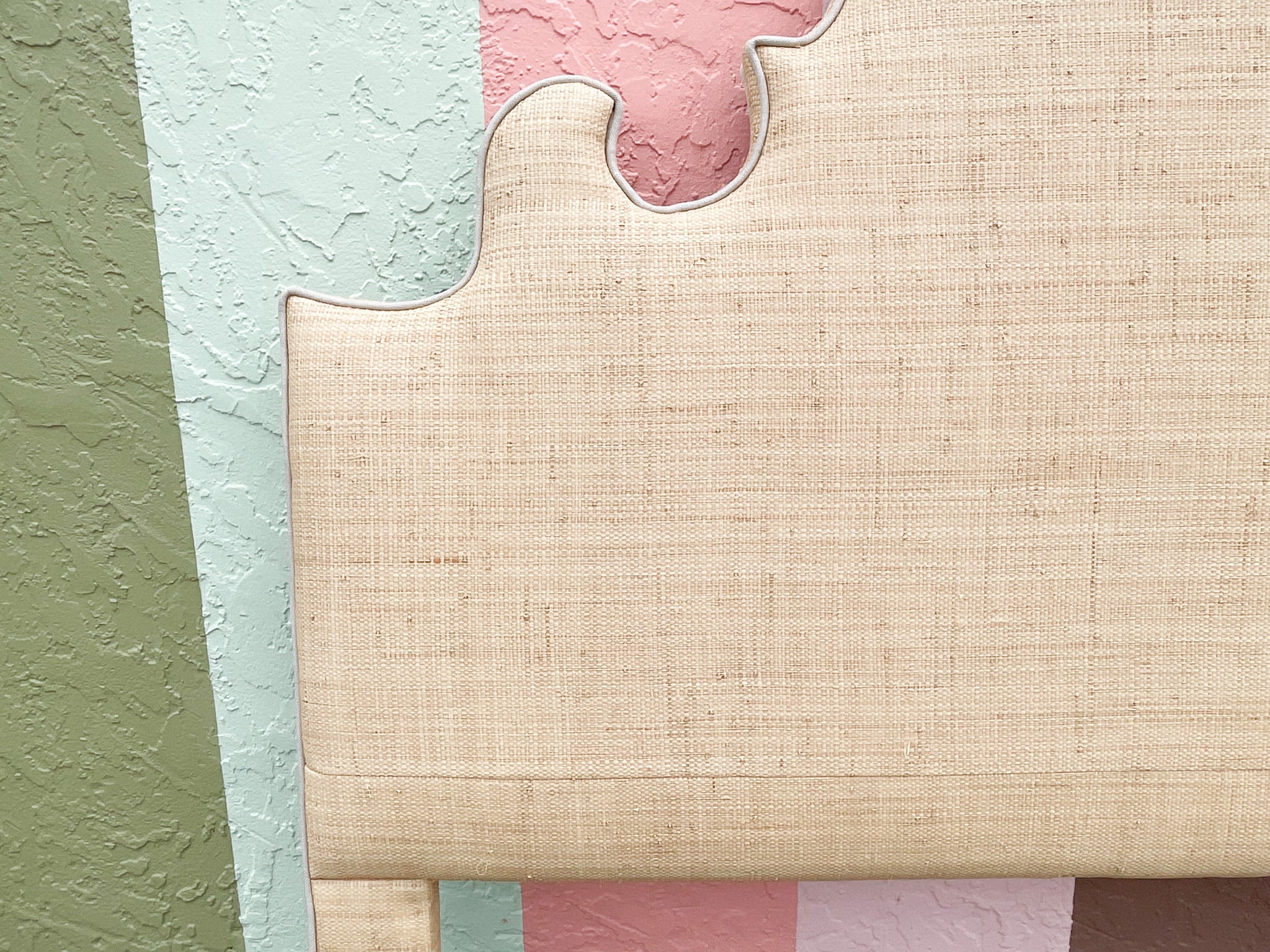 Modern Seagrass Headboard - Image 2