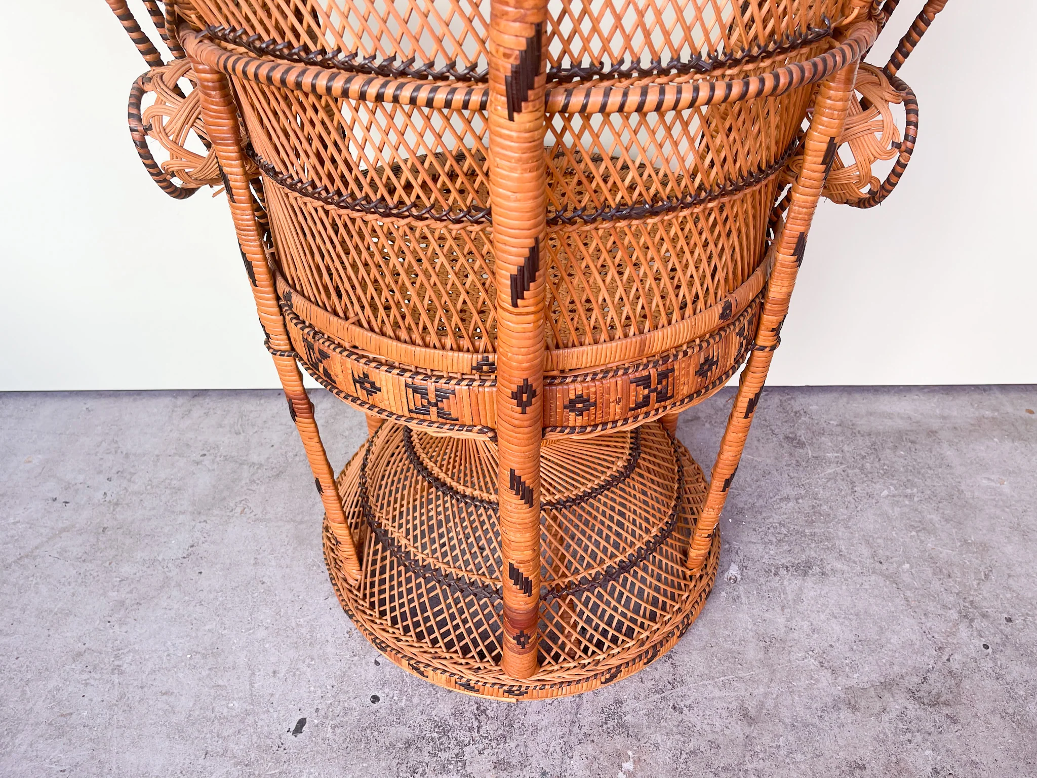 Natural Peacock Fan Chair - Image 5