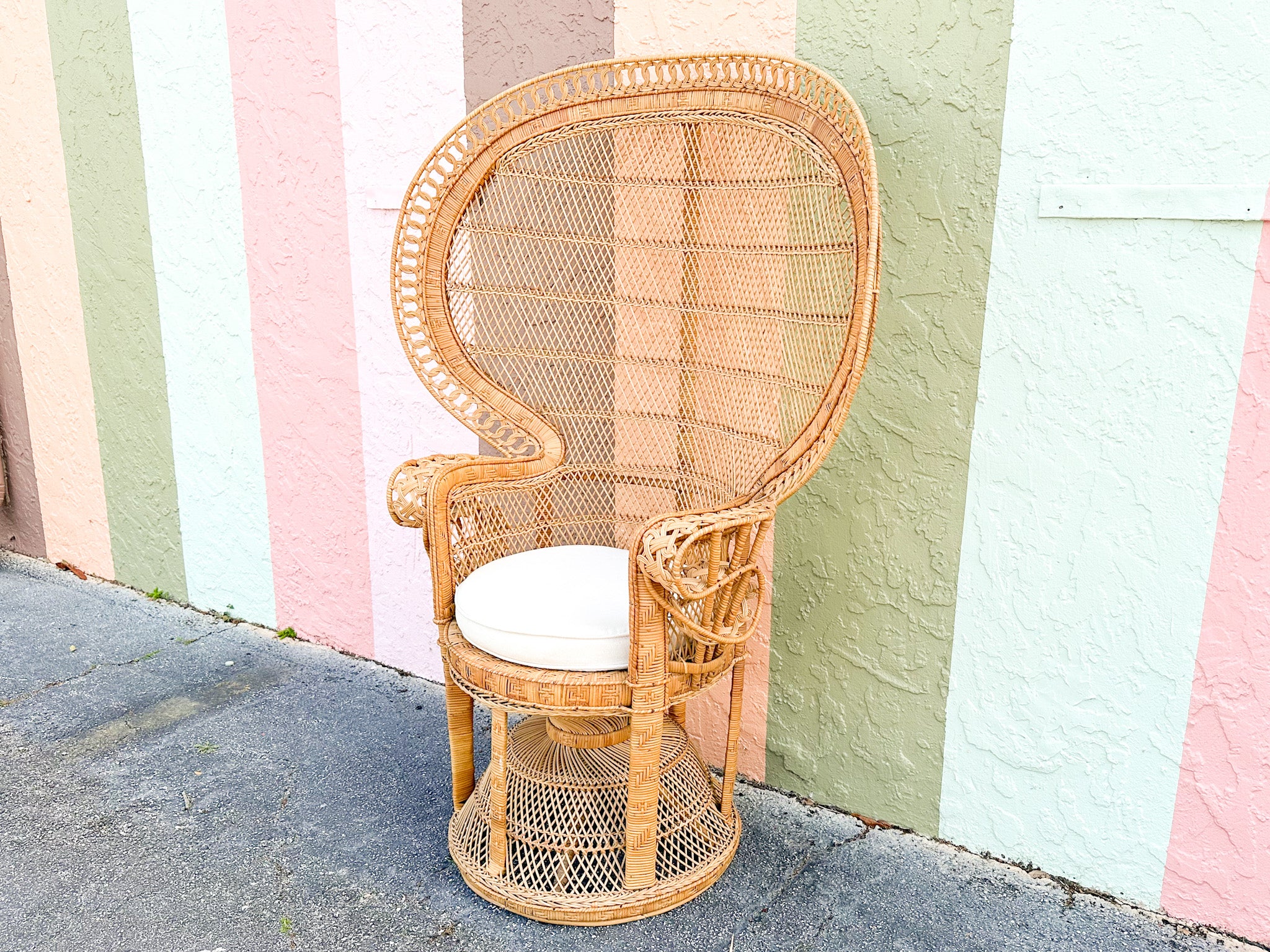 Natural Rattan Peacock Chair - Image 4
