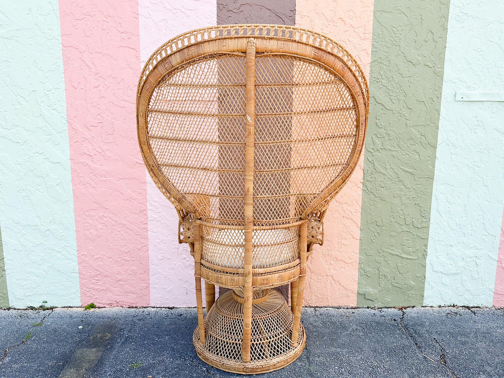 Natural Rattan Peacock Chair - Image 9