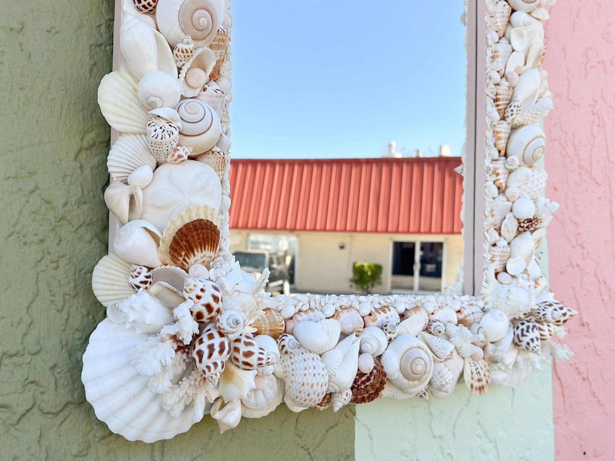 Naturally Beautiful Shell Mirror - Image 8