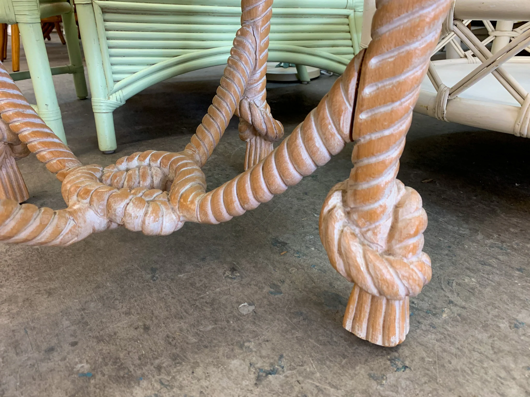 Nautical Rope Knot Ottoman - Image 2