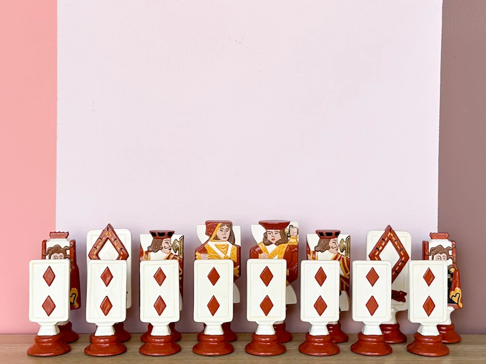 Needlepoint Chess Lucite Side Table - Image 11