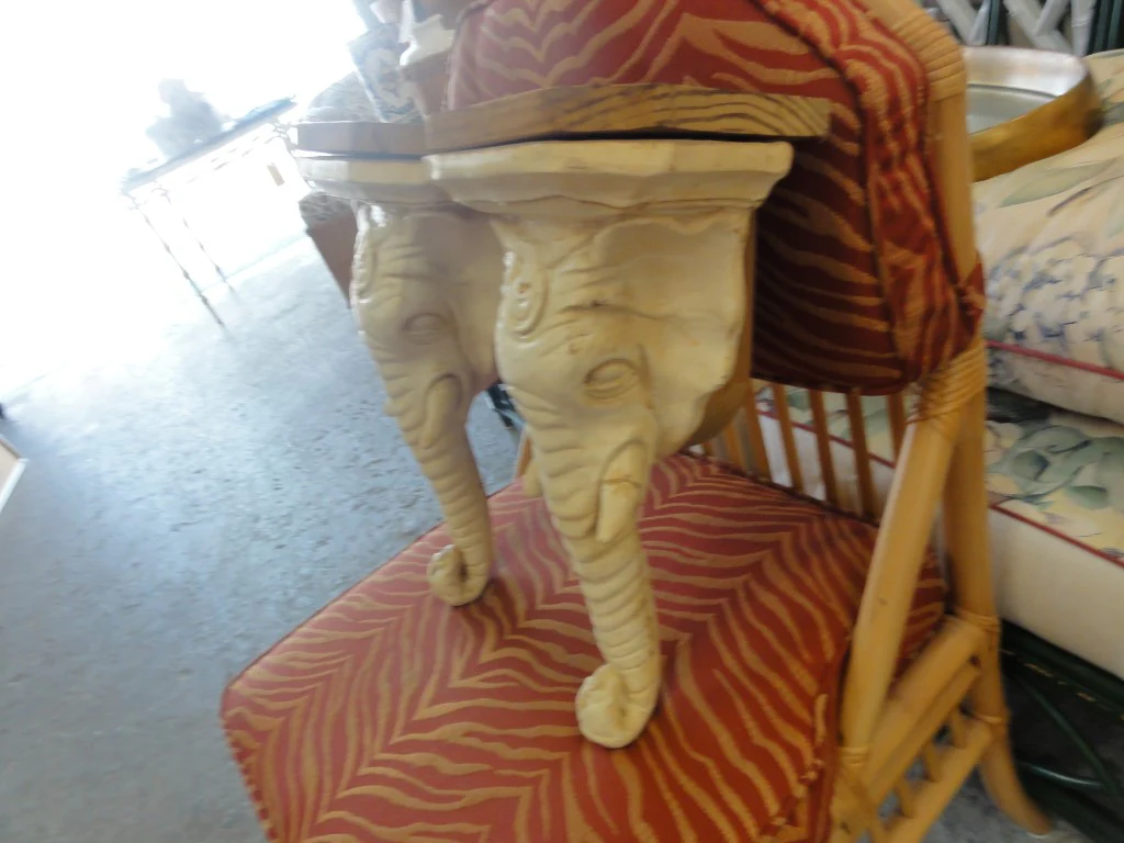 Old Composite Elephant Wall Shelves - Image 3