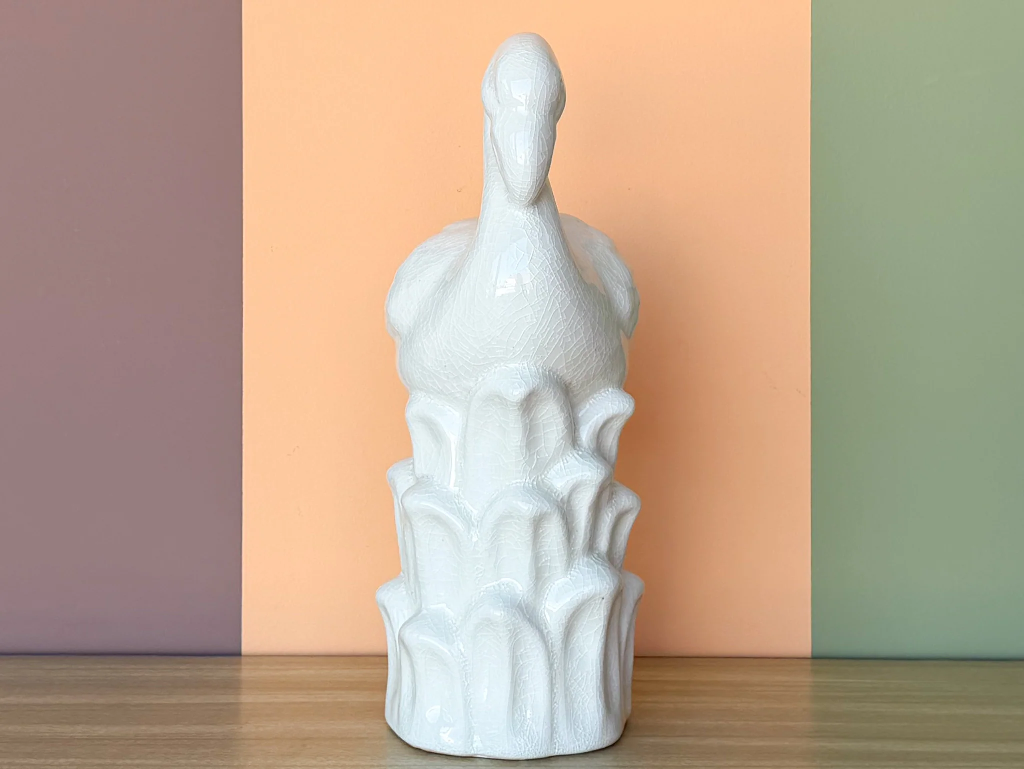 Old Florida Ceramic Crackle Flamingo - Image 5