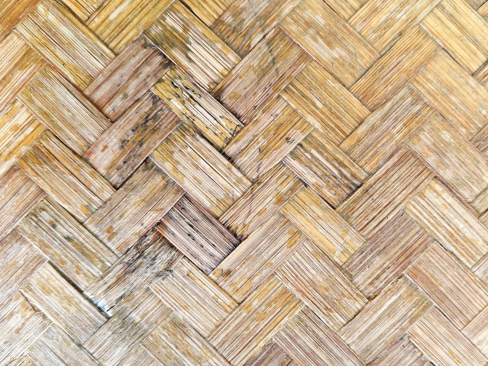 Old Florida Rattan Console - Image 5